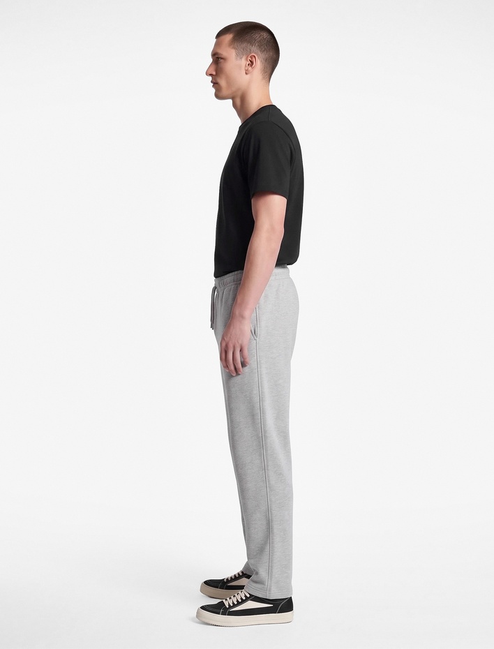  Straight Fit Cepli Şardonlu Beli Lastikli Kışlık Eşofman Altı