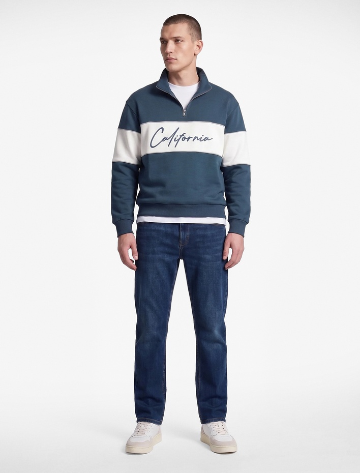  Normal Bel Cepli Pamuklu Straight Fit Jean Pantolon - Mark Jean