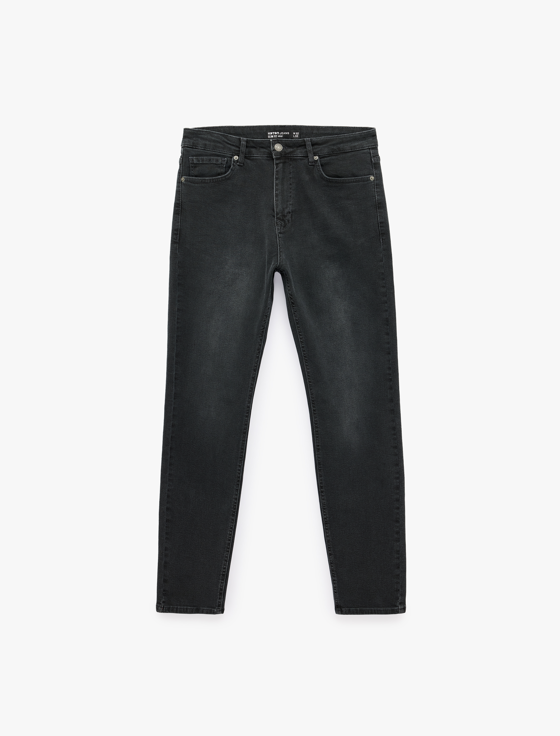   Normal Bel Cepli Pamuklu Slim Fit Jean Pantolon - Brad Jean
