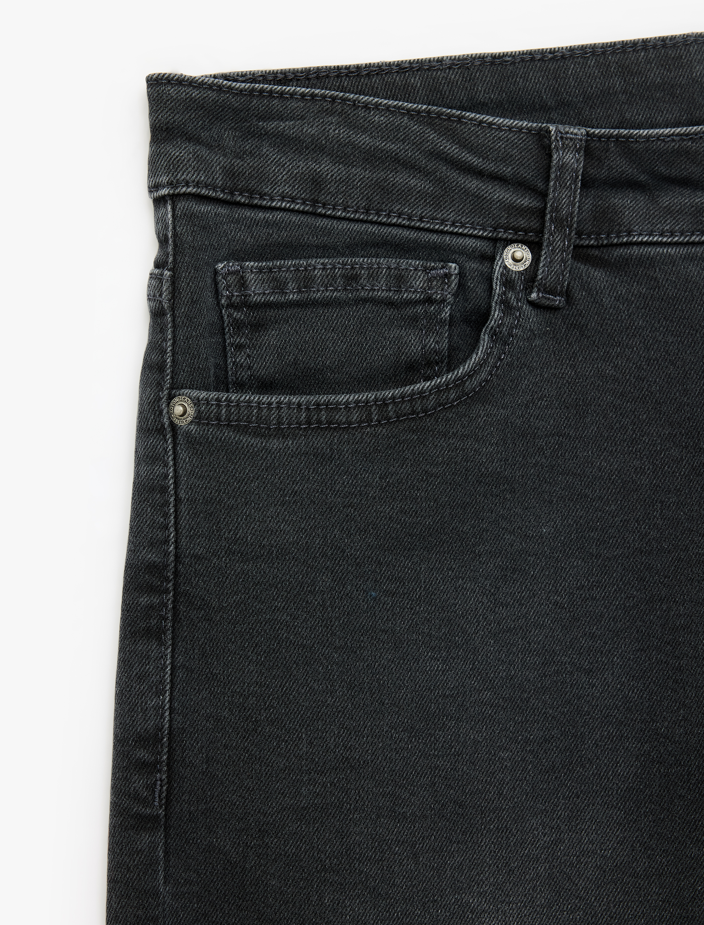   Normal Bel Cepli Pamuklu Slim Fit Jean Pantolon - Brad Jean