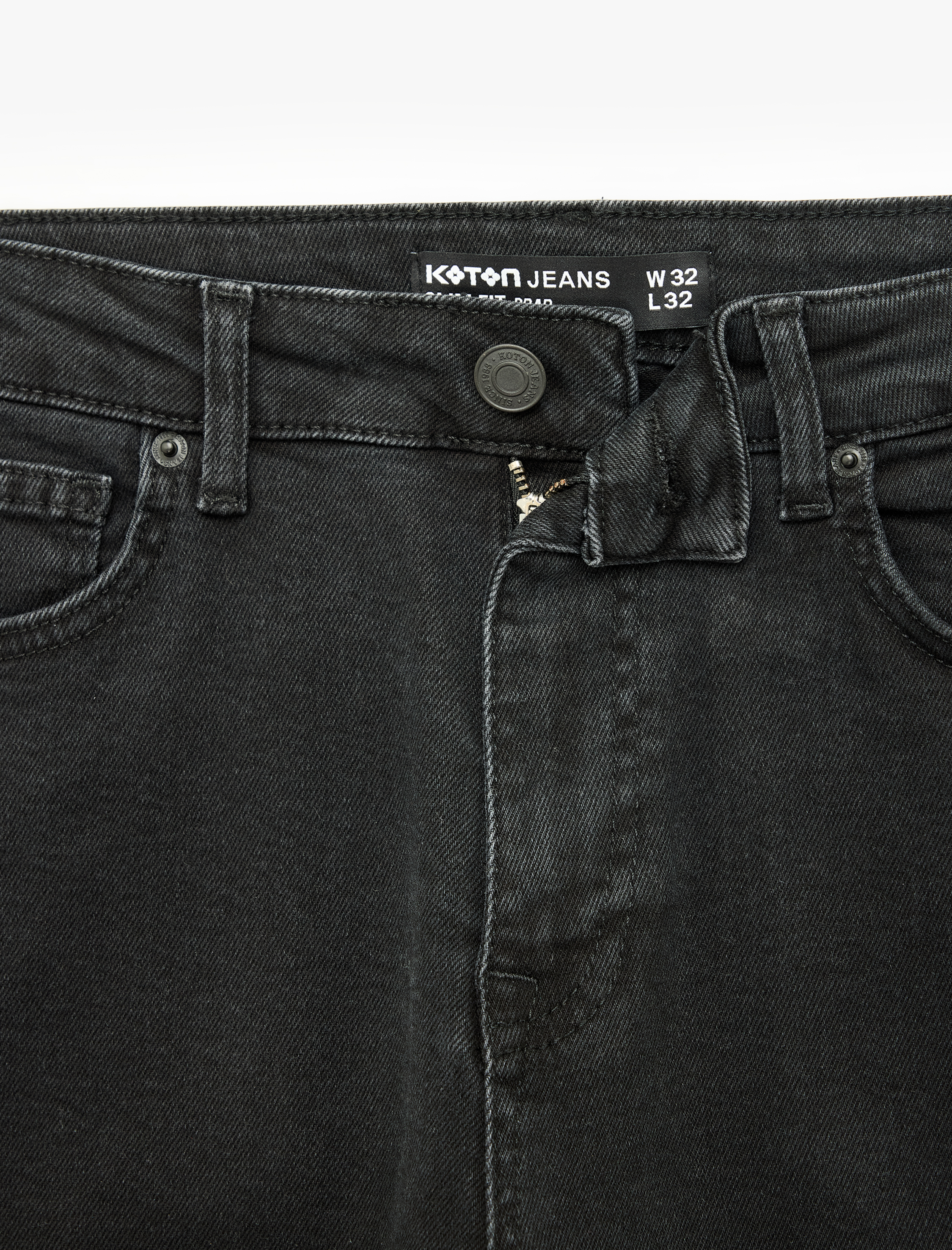  Normal Bel Cepli Pamuklu Slim Fit Jean Pantolon - Brad Jean