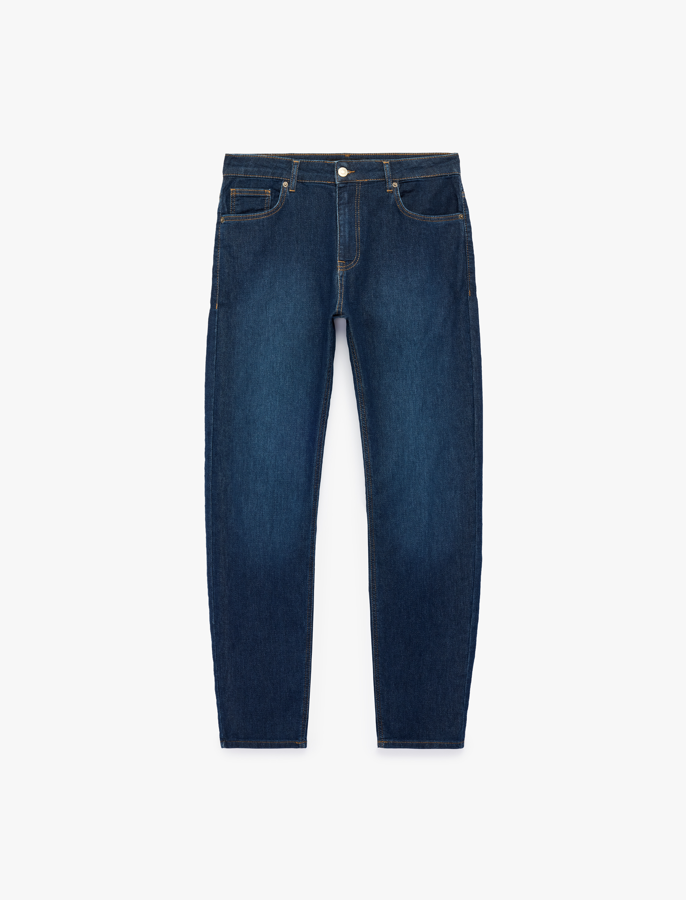   Normal Bel Pamuklu Cepli Slim Fit Jean Pantolon - Brad Jean