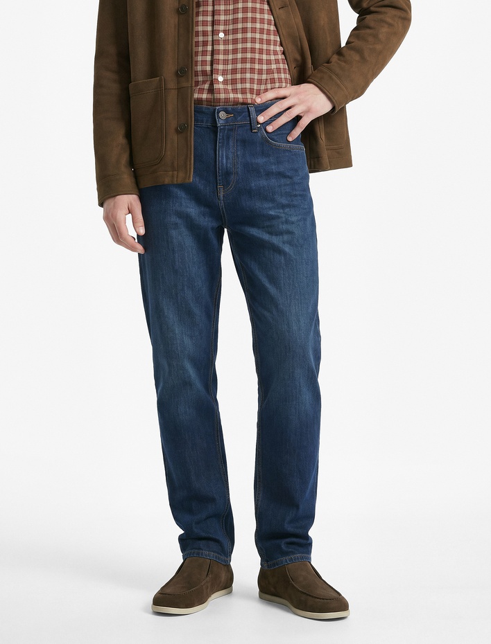  Normal Bel Pamuklu Cepli Slim Fit Jean Pantolon - Brad Jean