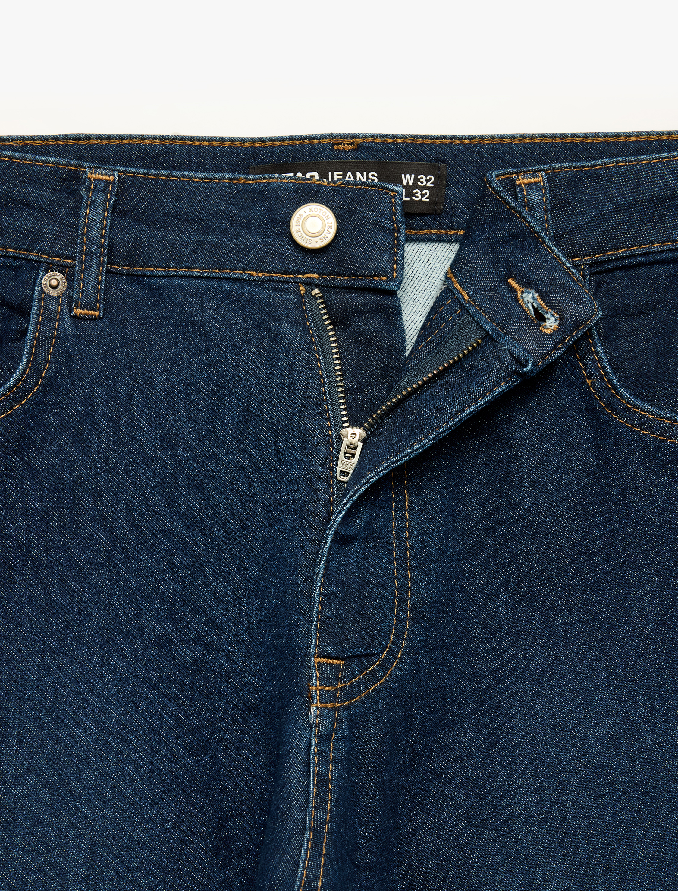   Normal Bel Pamuklu Cepli Slim Fit Jean Pantolon - Brad Jean