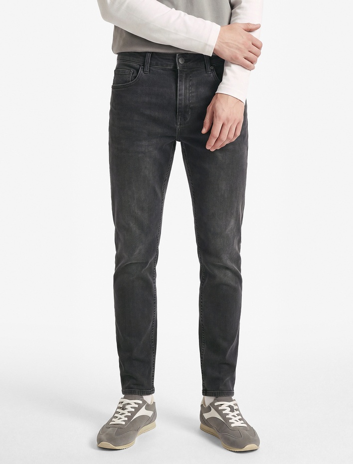  Normal Bel Cepli Pamuklu Slim Fit Jean Pantolon - Brad Jean