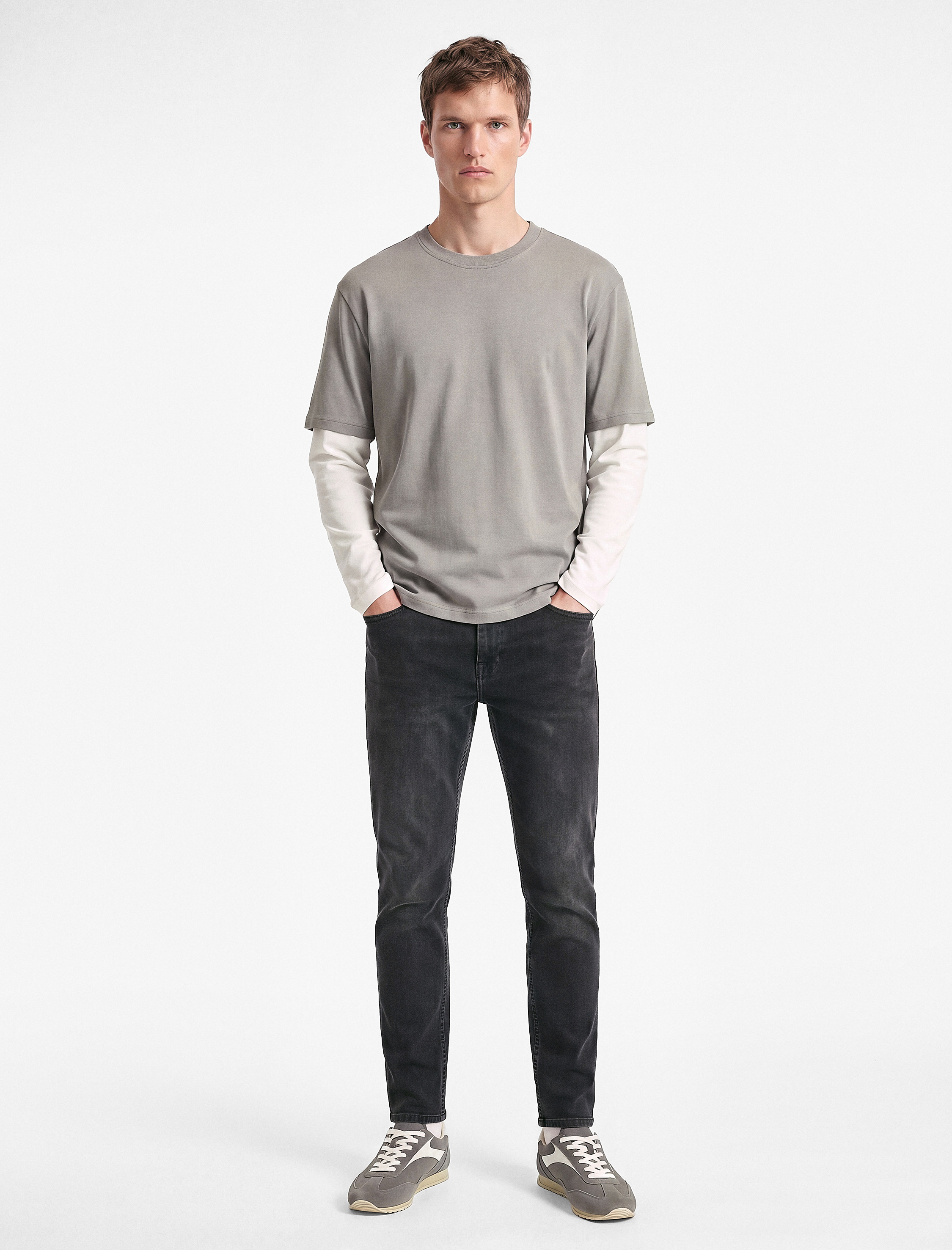  Normal Bel Cepli Pamuklu Slim Fit Jean Pantolon - Brad Jean