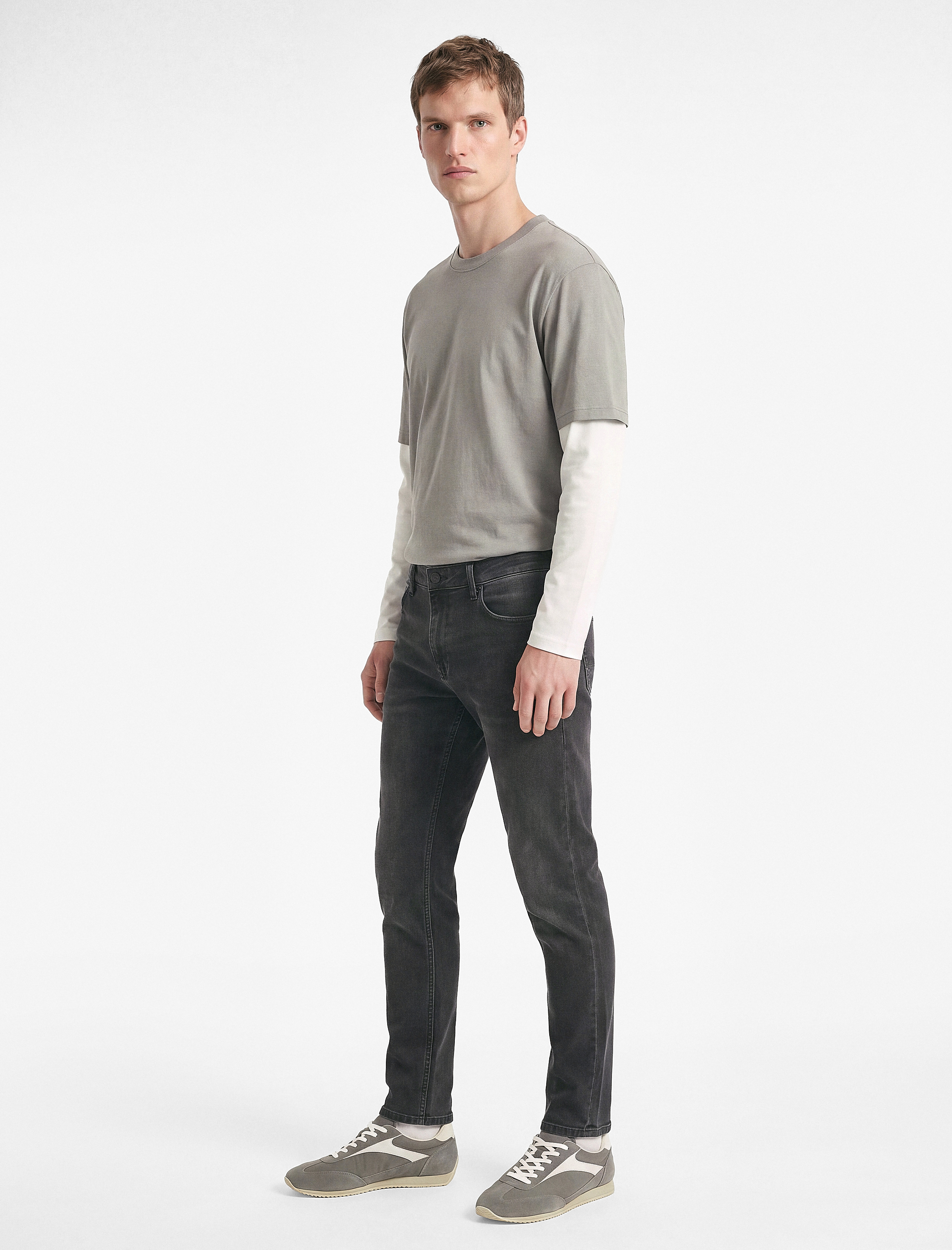   Normal Bel Cepli Pamuklu Slim Fit Jean Pantolon - Brad Jean