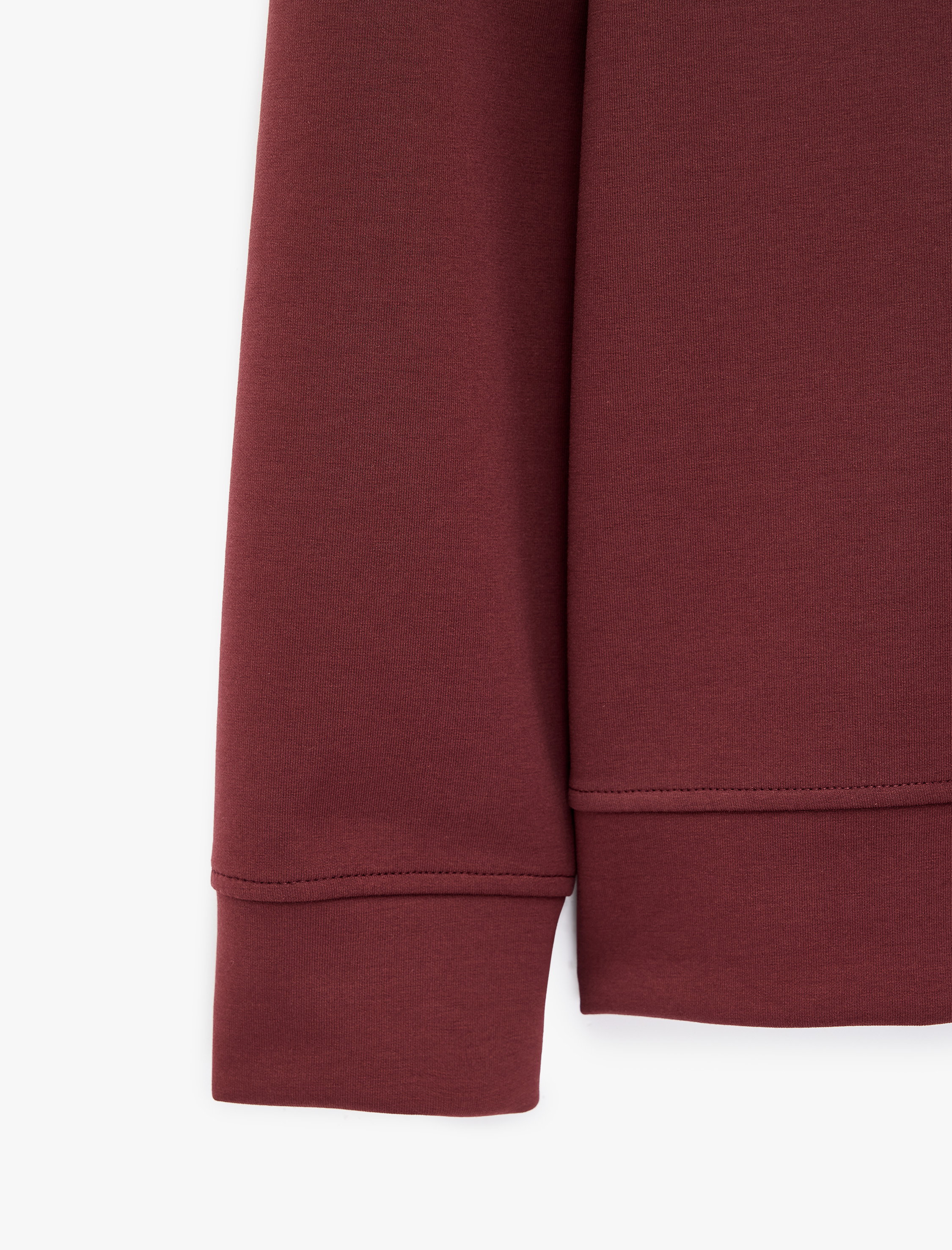  Üç İplik Şardonlu Uzun Kollu Bisiklet Yaka Baskılı Sweatshirt
