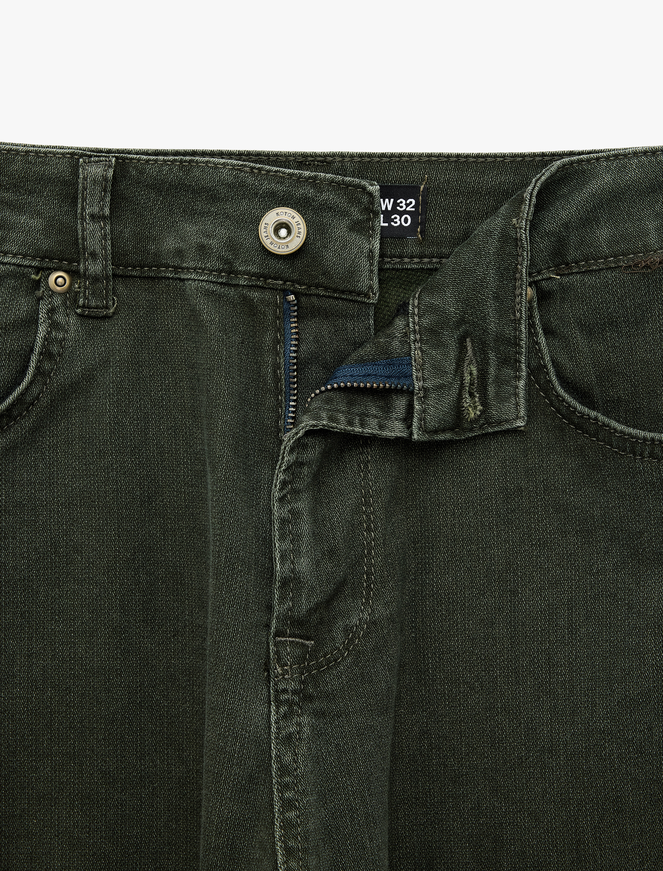   Pamuklu Normal Bel 5 Cep Slim Fit Jean Pantolon - Brad Jean