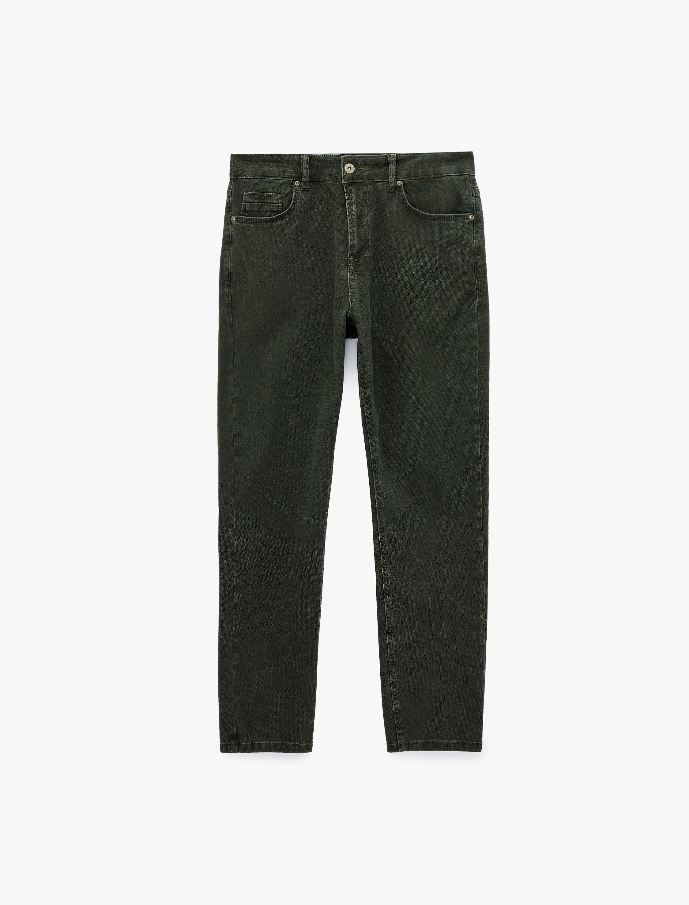   Pamuklu Normal Bel 5 Cep Slim Fit Jean Pantolon - Brad Jean