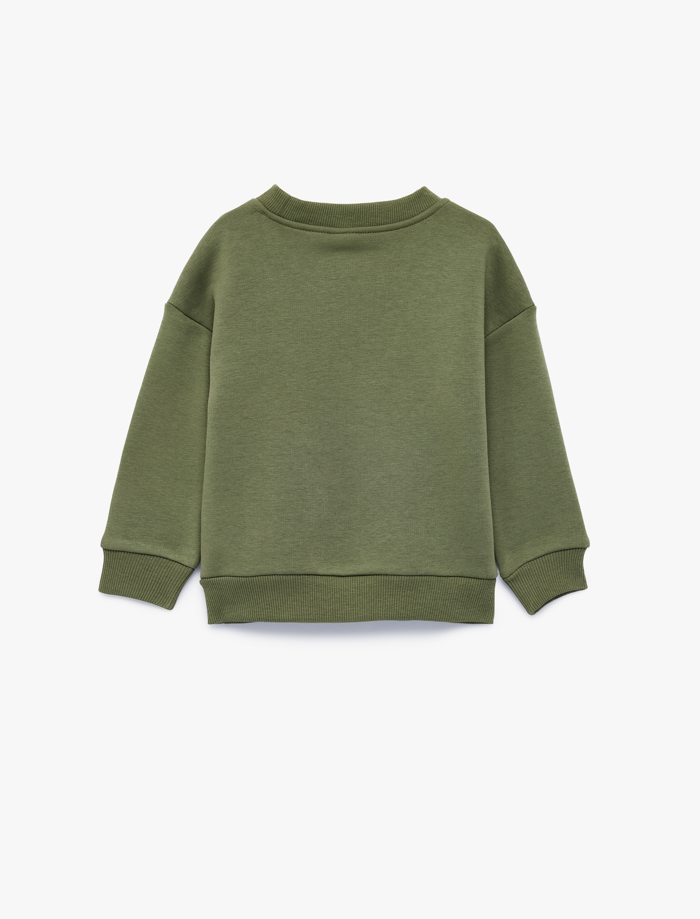  Erkek Bebek Looney Tunes Baskılı Pamuklu Şardonlu Bisiklet Yaka Uzun Kollu Lisanslı Sweatshirt