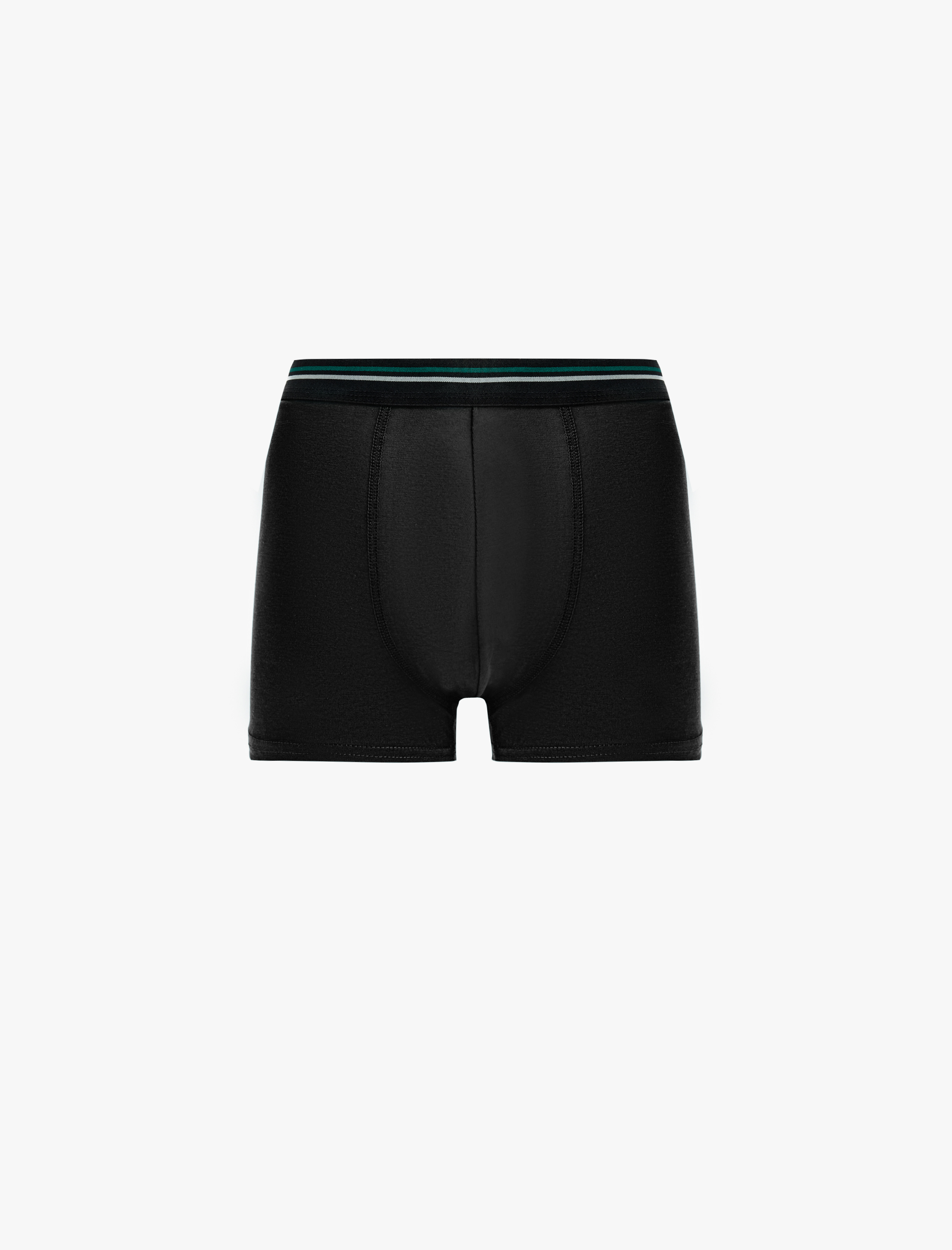   Pamuklu Çizgili Lastikli 3’lü Boxer Seti