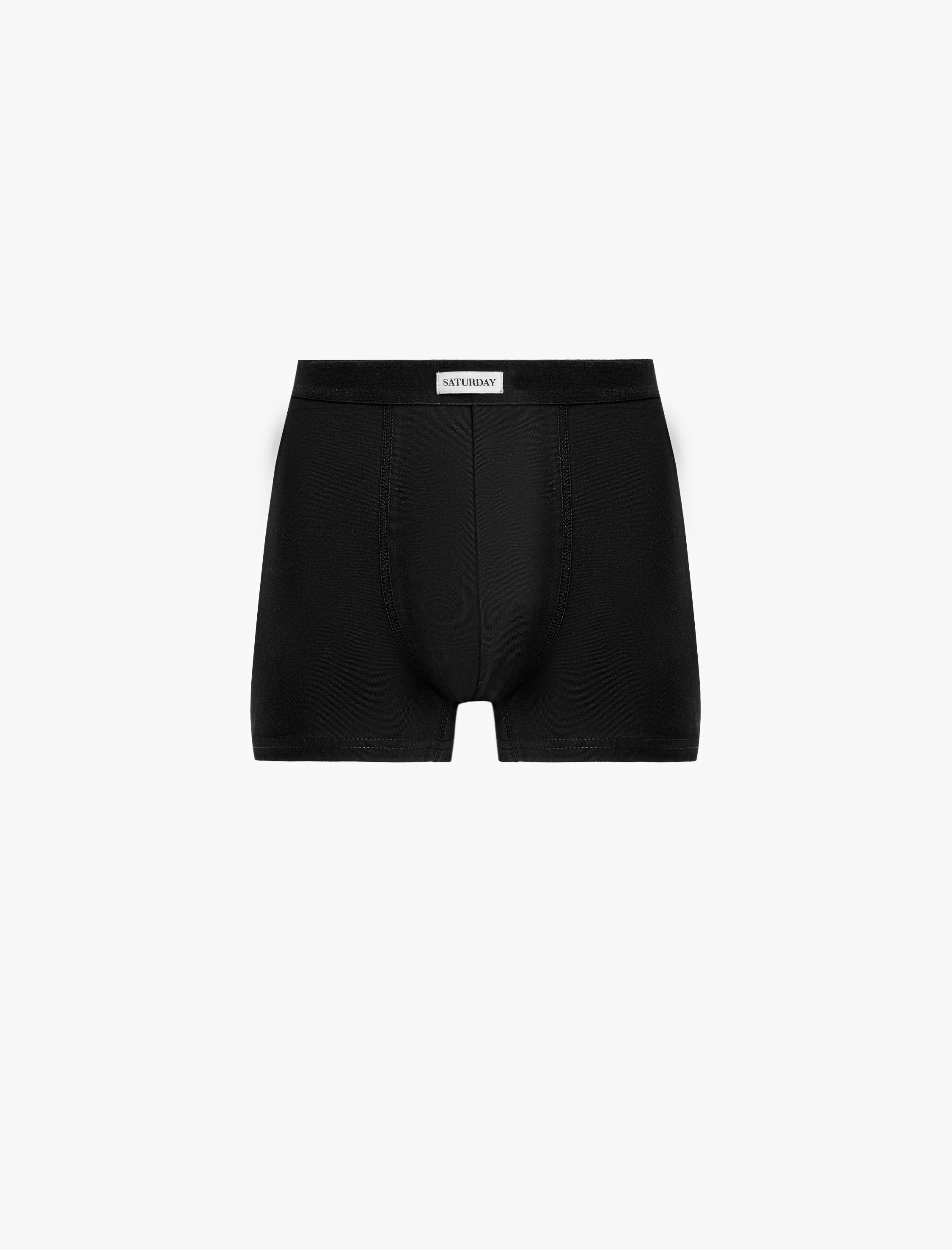   Etiket Detaylı Pamuklu 3'lü Boxer Seti