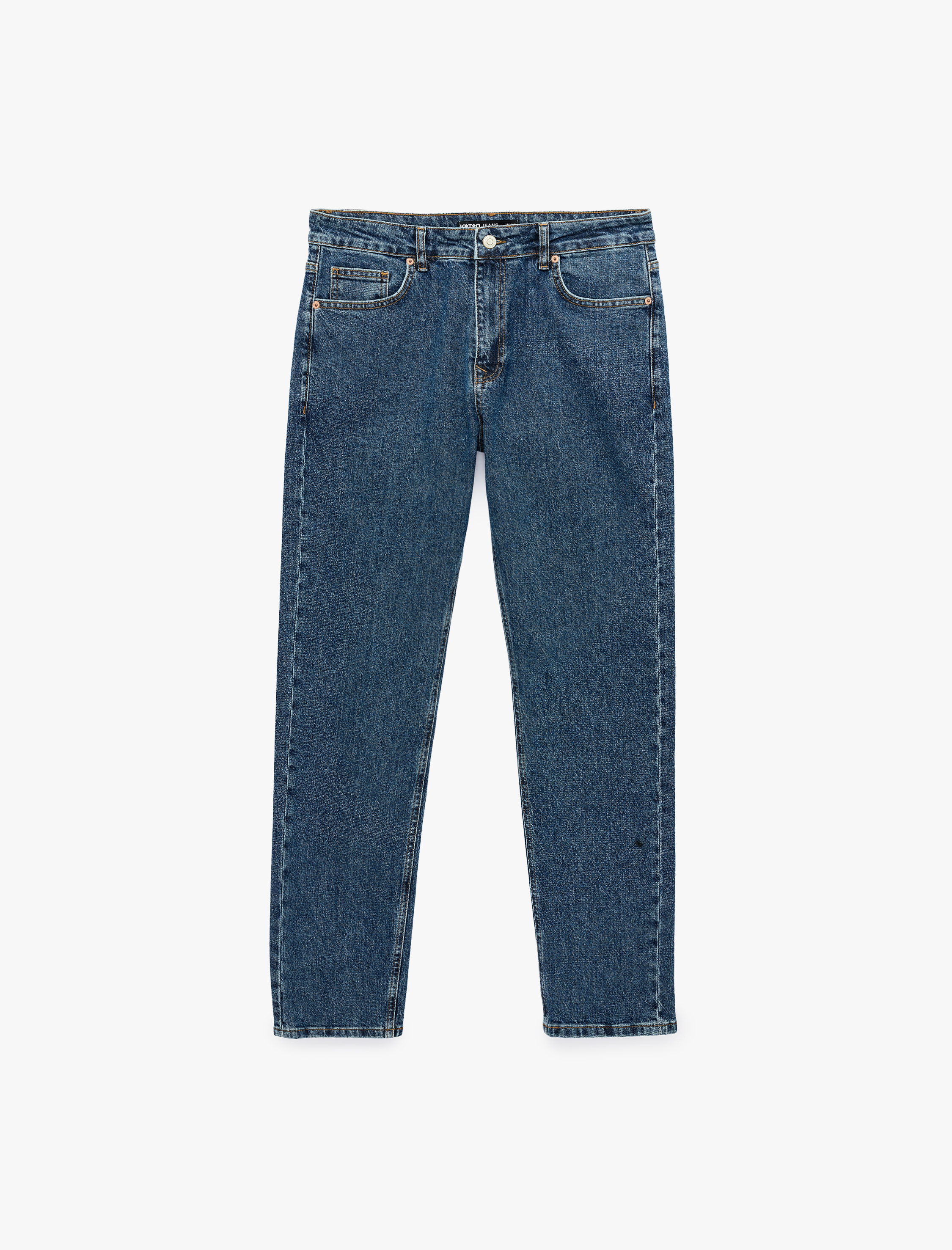   Normal Bel Pamuklu 5 Cep Slim Fit Jean Pantolon - Brad Jean