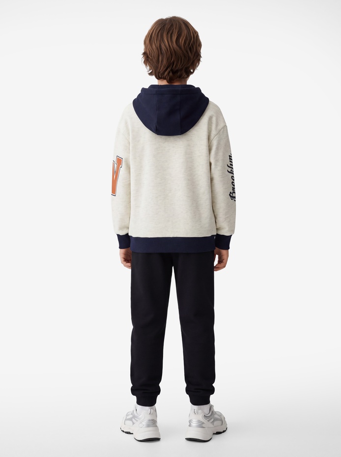 Erkek Çocuk Beli Lastikli Şardonlu Jogger Eşofman Altı