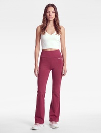 Yüksek Bel Slim Fit Baskılı İspanyol Paça Spor Tayt