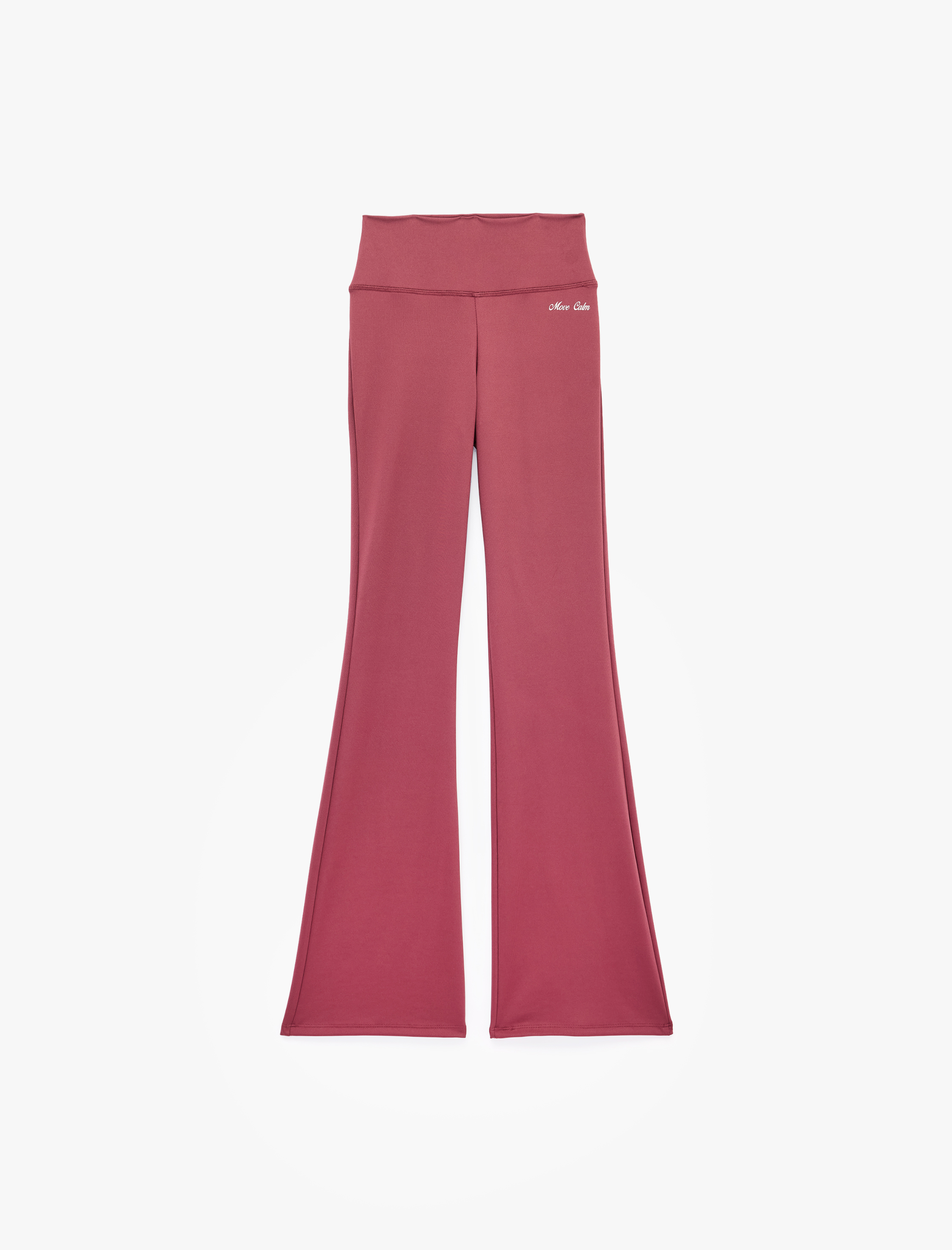   Yüksek Bel Slim Fit Baskılı İspanyol Paça Spor Tayt