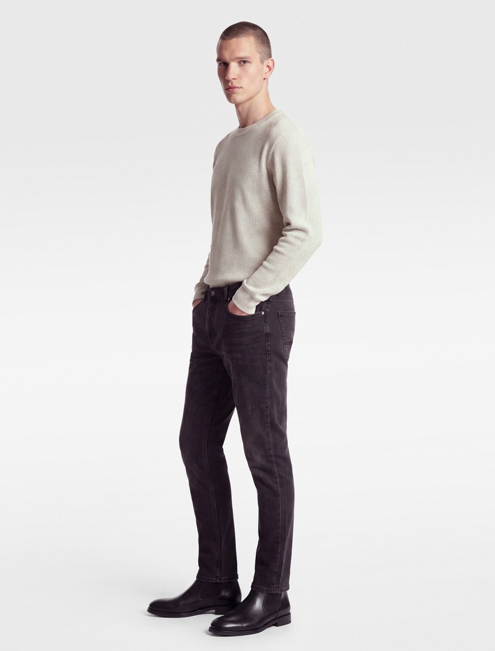  Normal Bel Cepli Pamuklu Slim Fit Jean Pantolon - Brad Jean