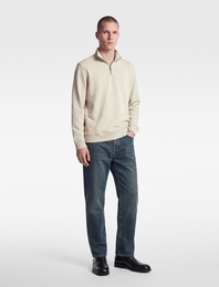 Pamuklu Cepli Normal Bel Vintage Straight Jean Pantolon