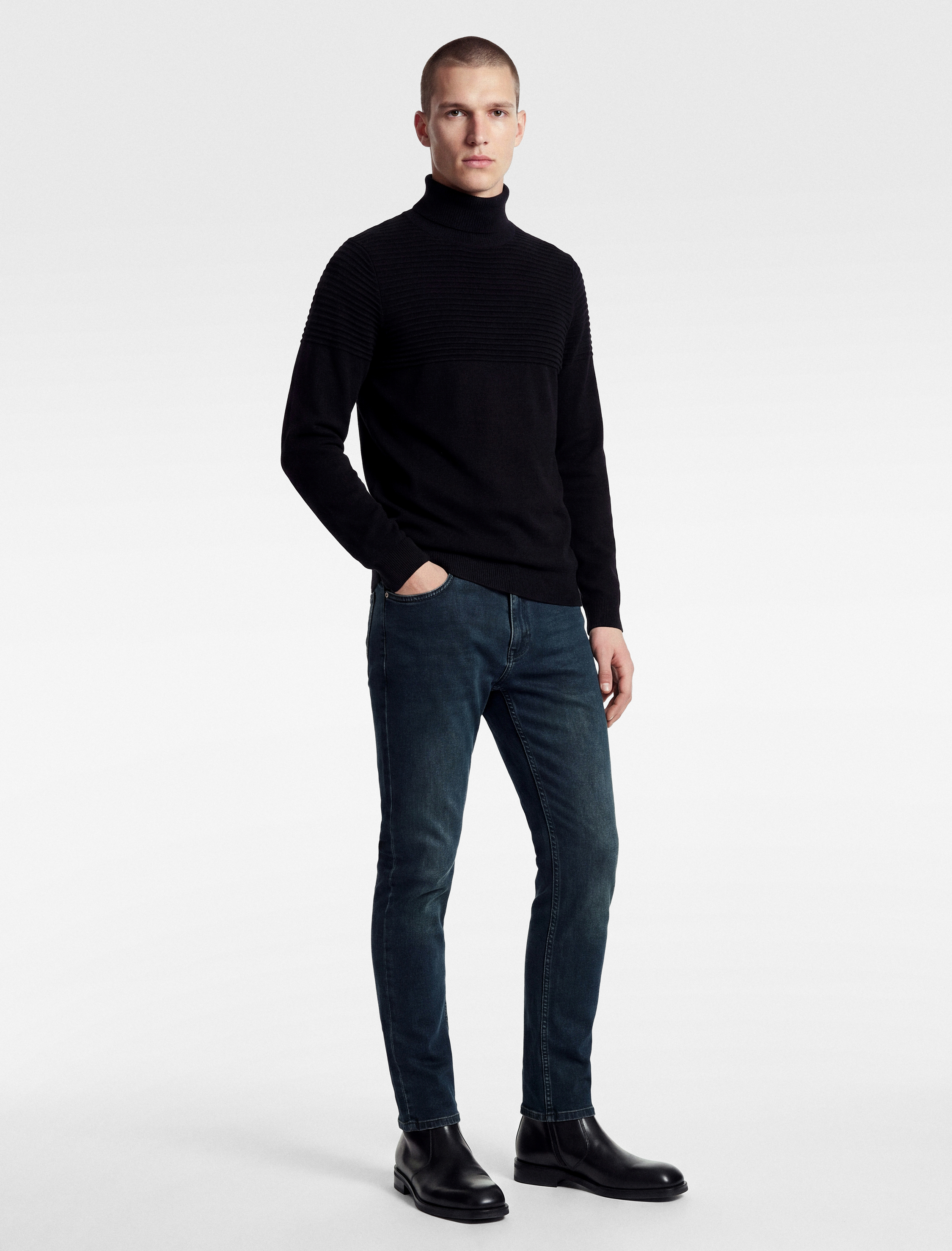   Normal Bel Cepli Pamuklu Skinny Fit Jean Pantolon - Michael Jean
