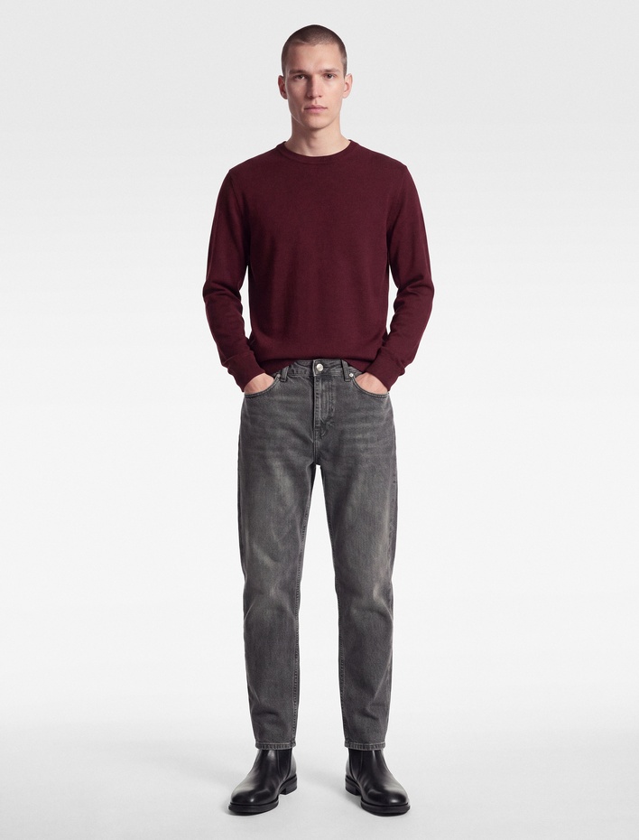  Normal Bel Beş Cepli Pamuklu Tapered Fit Jean Pantolon