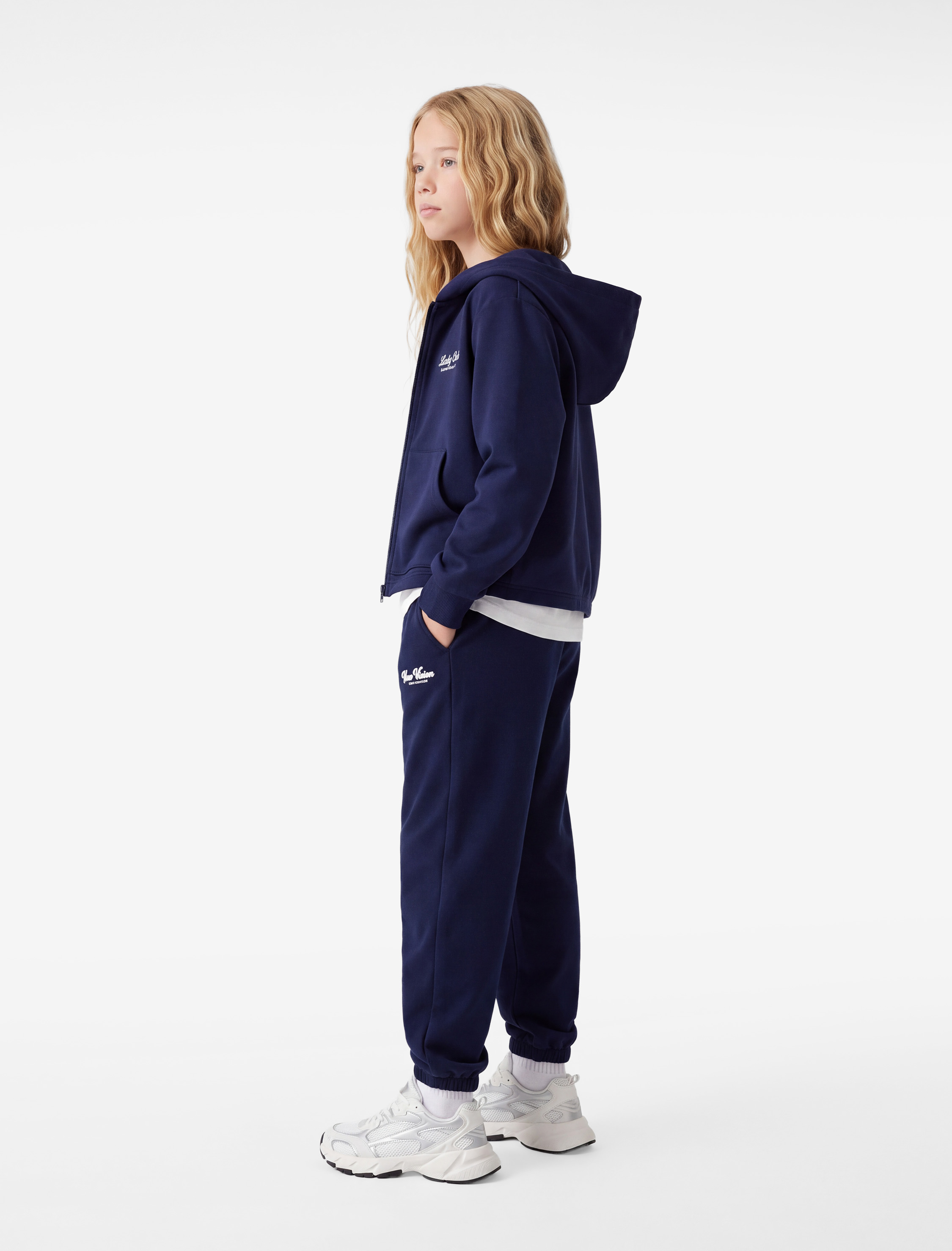  Kız Çocuk Viskon Karışımlı Baskılı Jogger Eşofman Altı