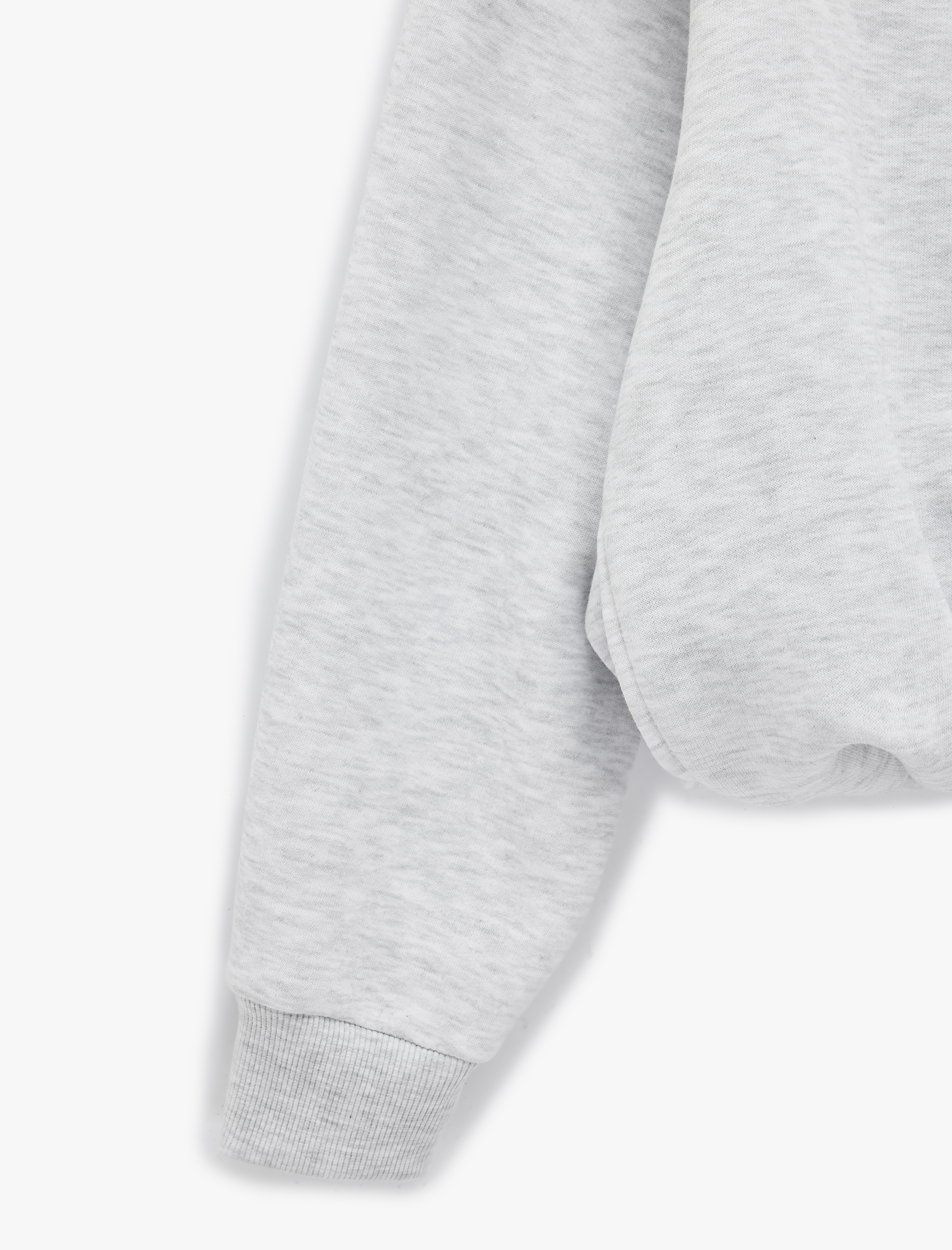   Şardonlu Rahat Kalıp Kapüşonlu Fermuarlı Cepli Arkası Baskılı Sweatshirt