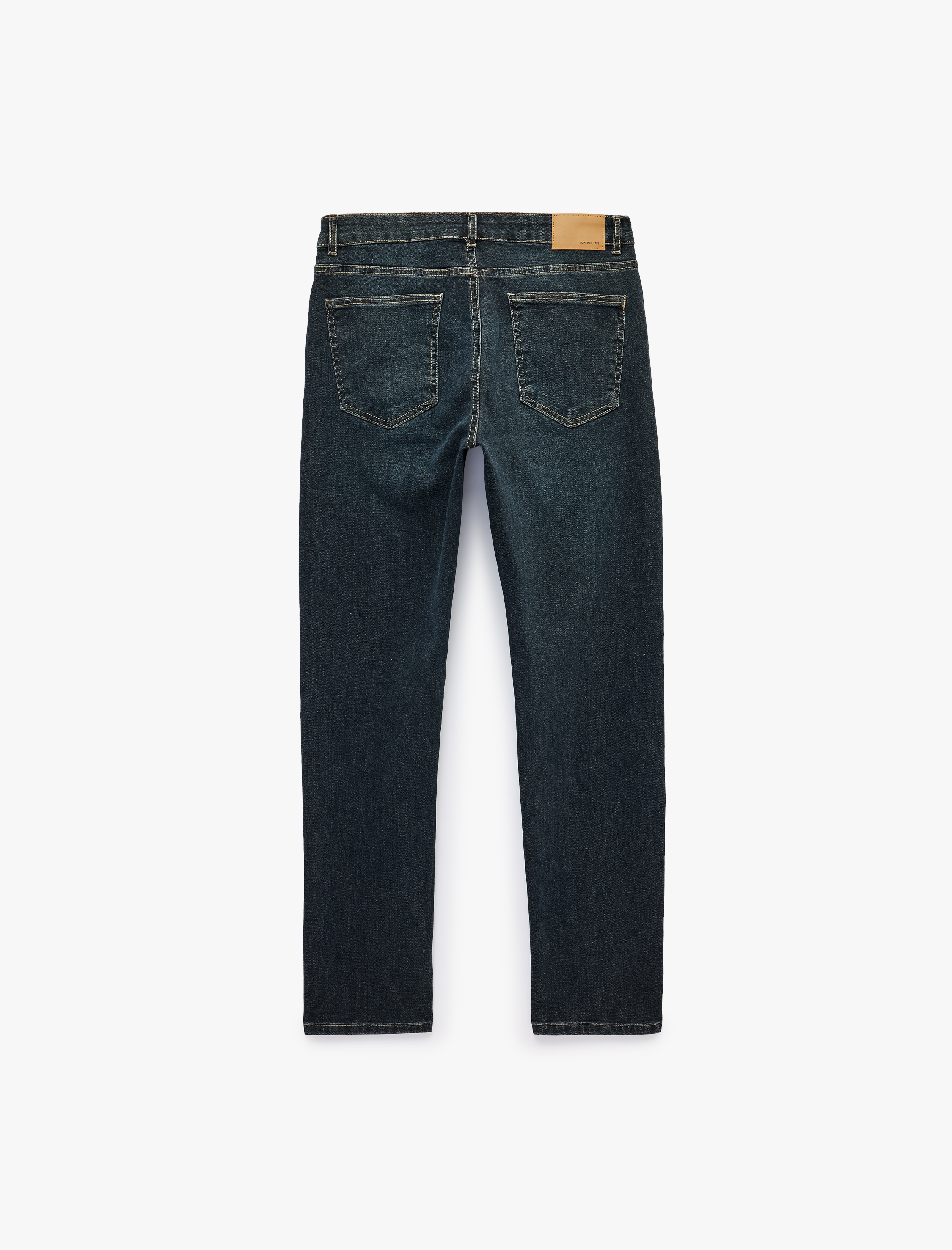   Pamuklu Cepli Normal Bel Slim Fit Jean Pantolon - Brad Jean