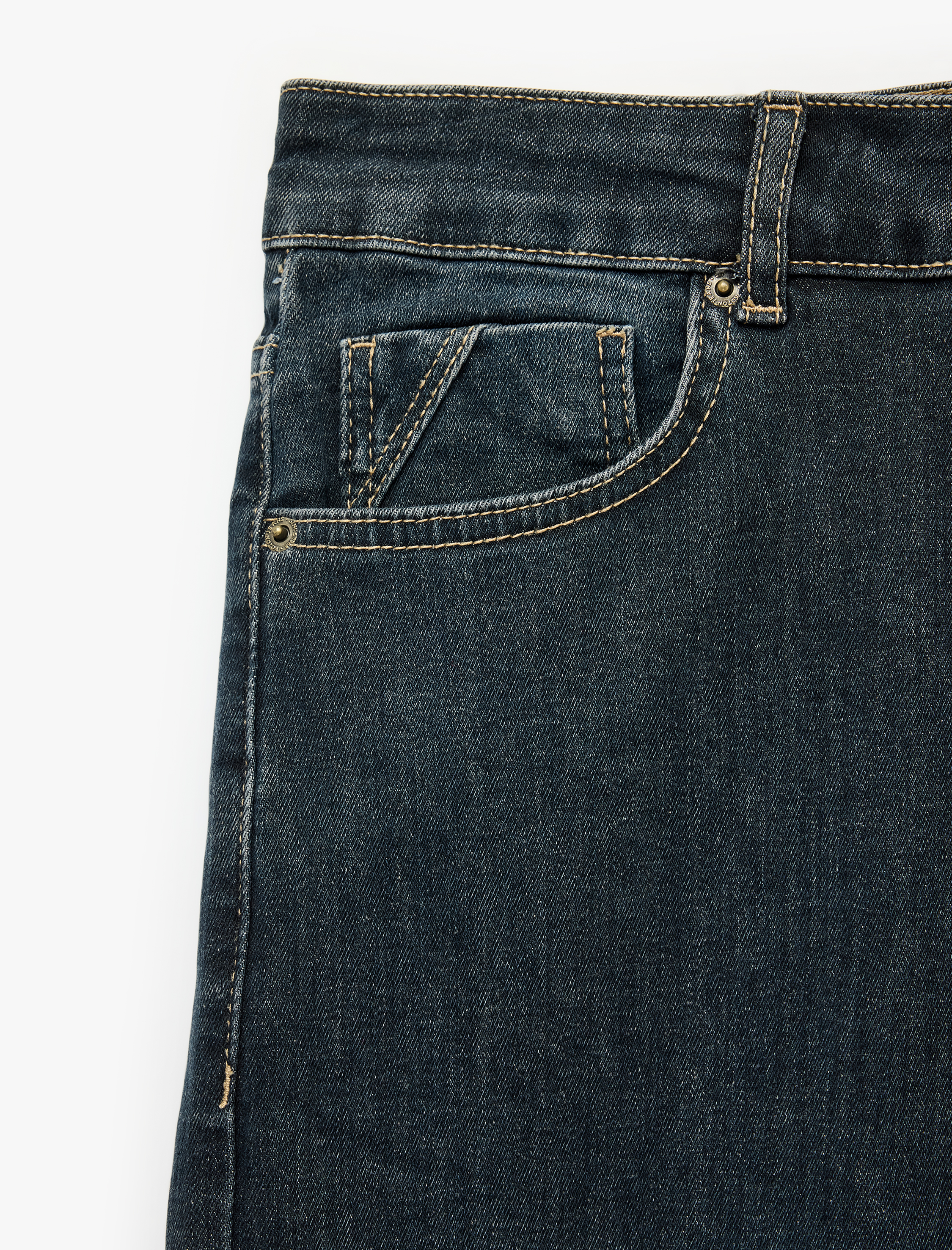   Pamuklu Cepli Normal Bel Slim Fit Jean Pantolon - Brad Jean