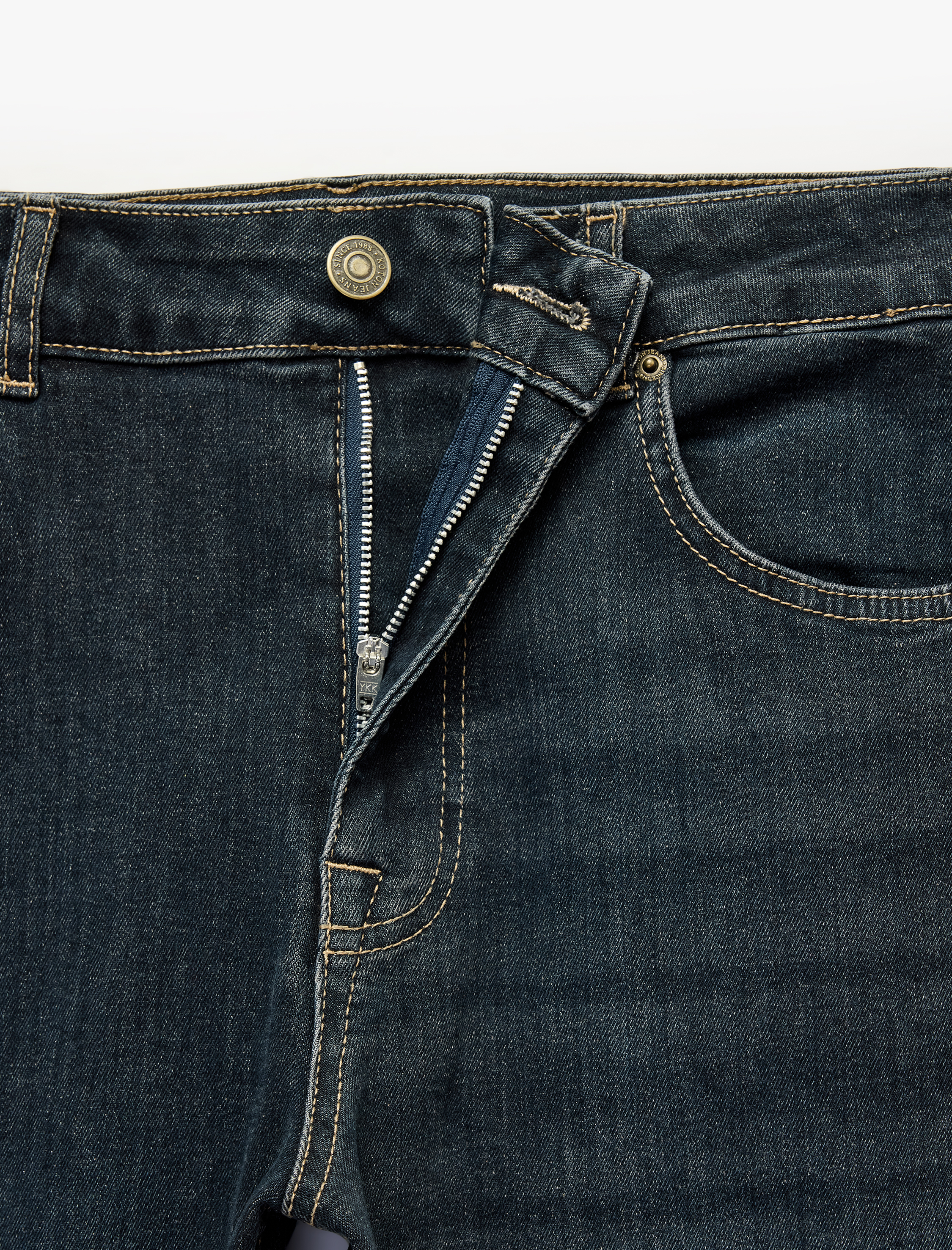   Pamuklu Cepli Normal Bel Slim Fit Jean Pantolon - Brad Jean