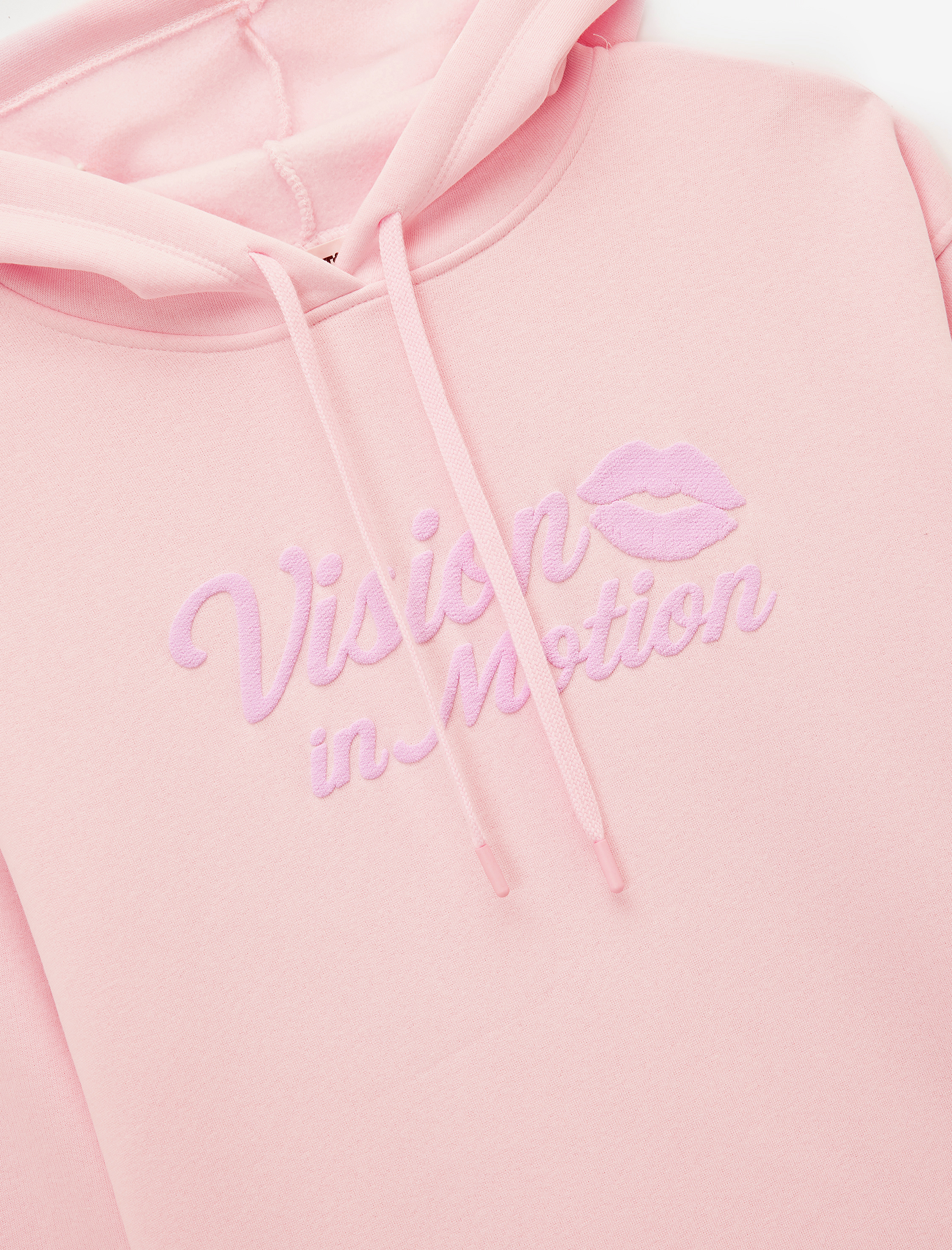   Rahat Kalıp Arkası Baskılı Uzun Kollu Kapüşonlu Sweatshirt