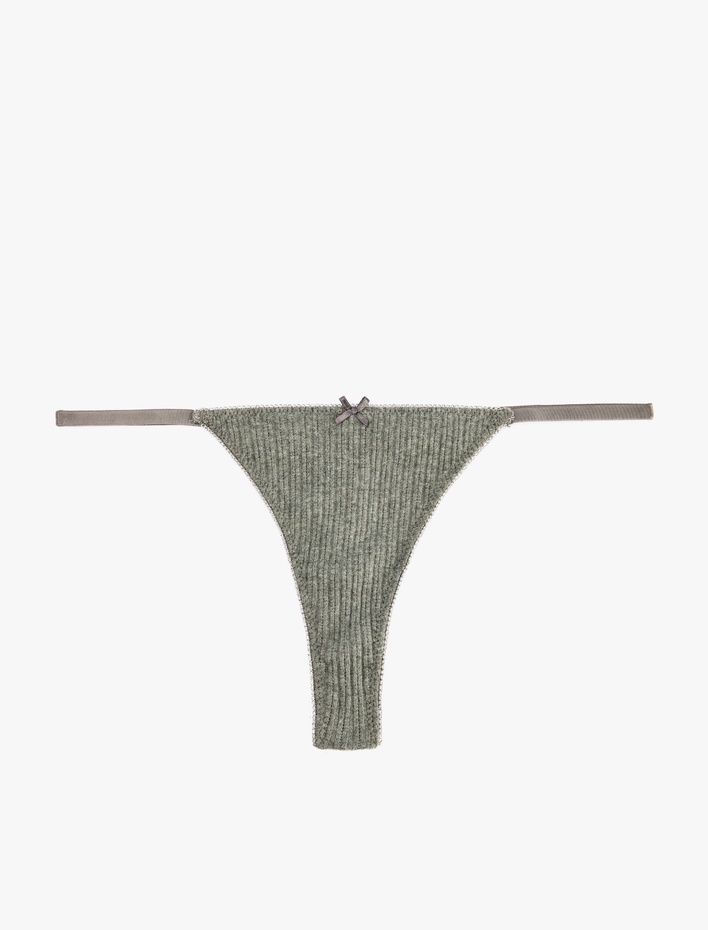  Kurdeleli Dokulu String Külot