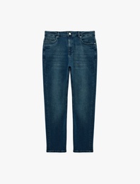 Normal Bel Cepli Pamuklu Tapered Jean Pantolon - Joe Jean