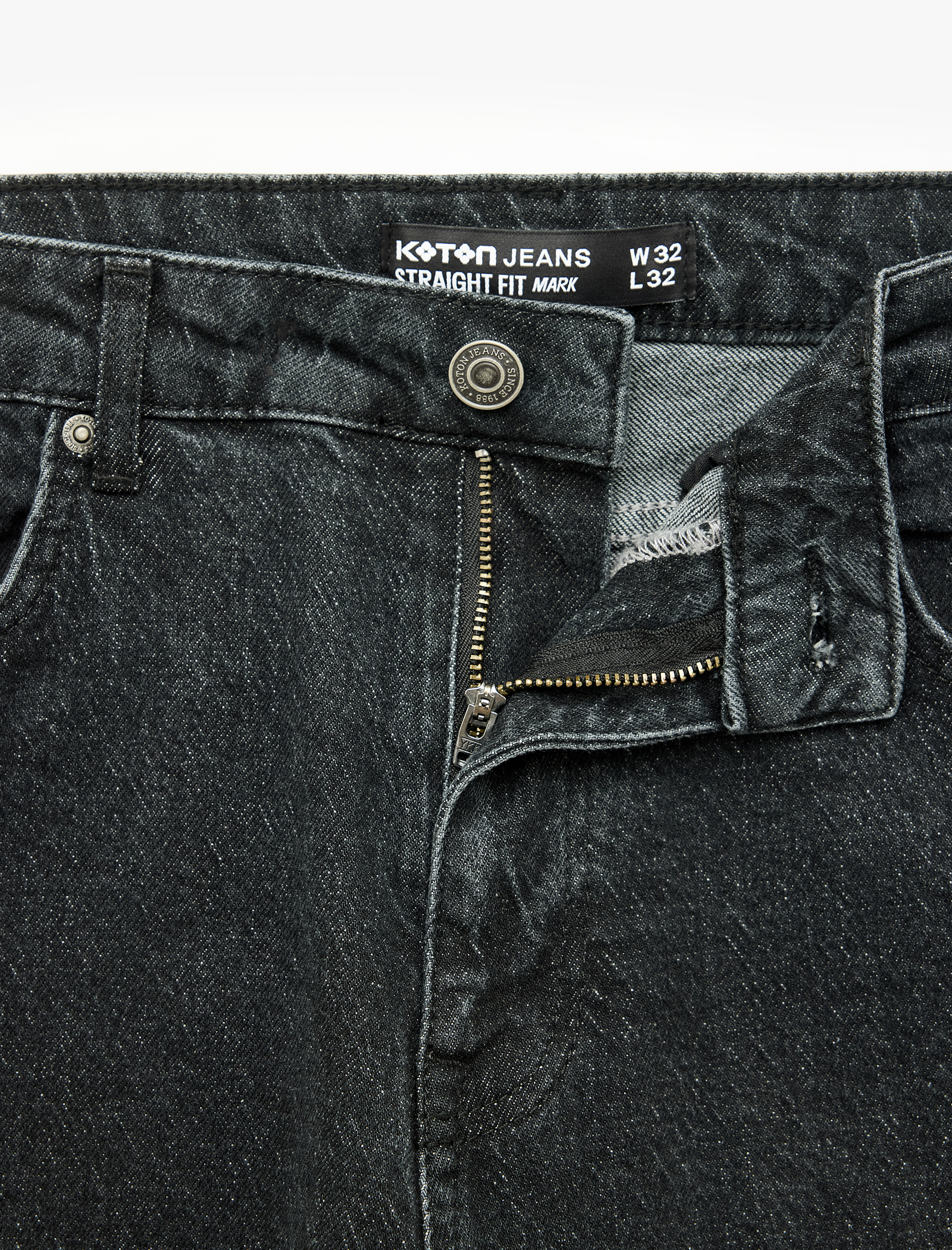   Normal Bel Beş Cepli Pamuklu Straight Fit Jean Pantolon