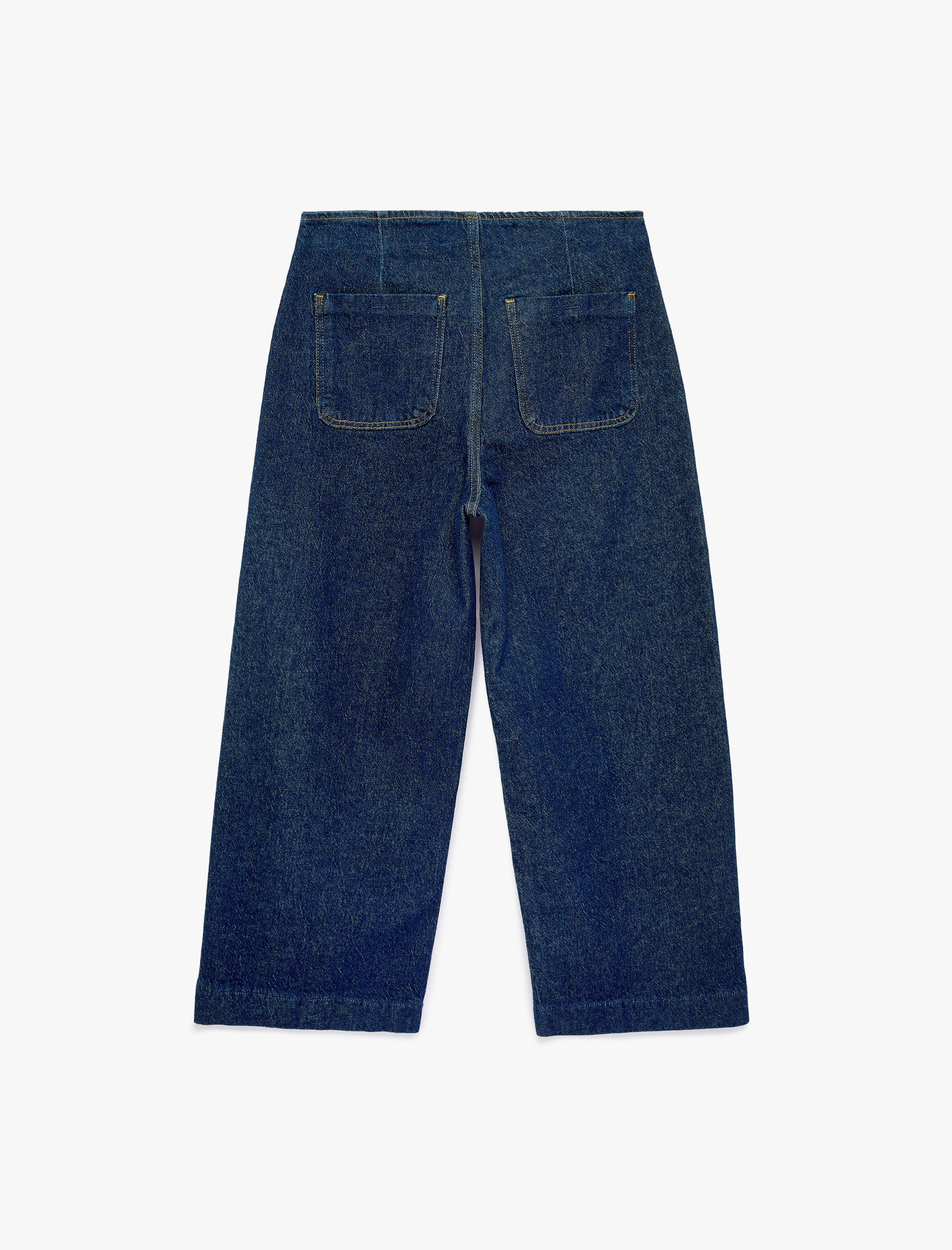   Pamuklu Cepli Normal Bel Culotte Pantolon - Culotte Jeans