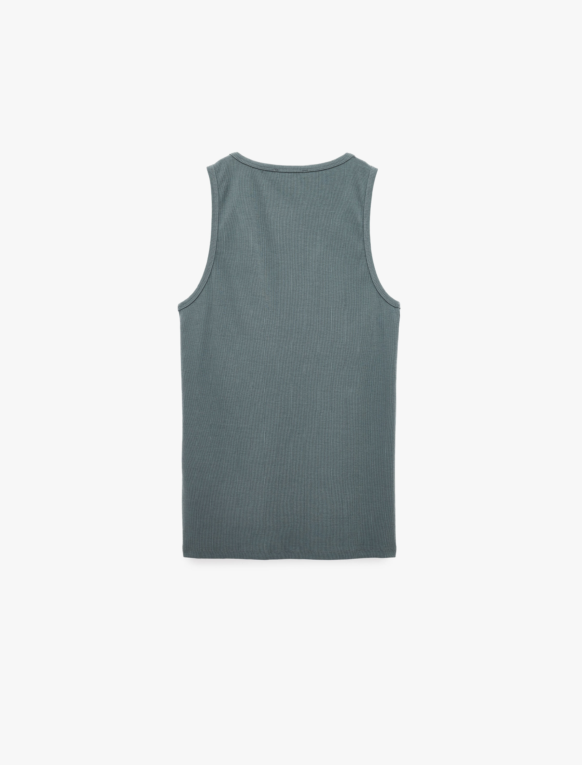   Slim Fit Pamuklu Kolsuz Bisiklet Yaka Basic Atlet