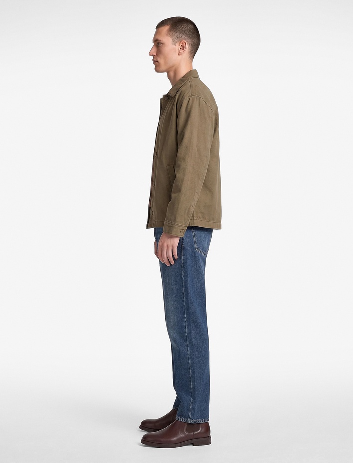  Cepli Normal Bel Pamuklu Vintage Straight Jean Pantolon