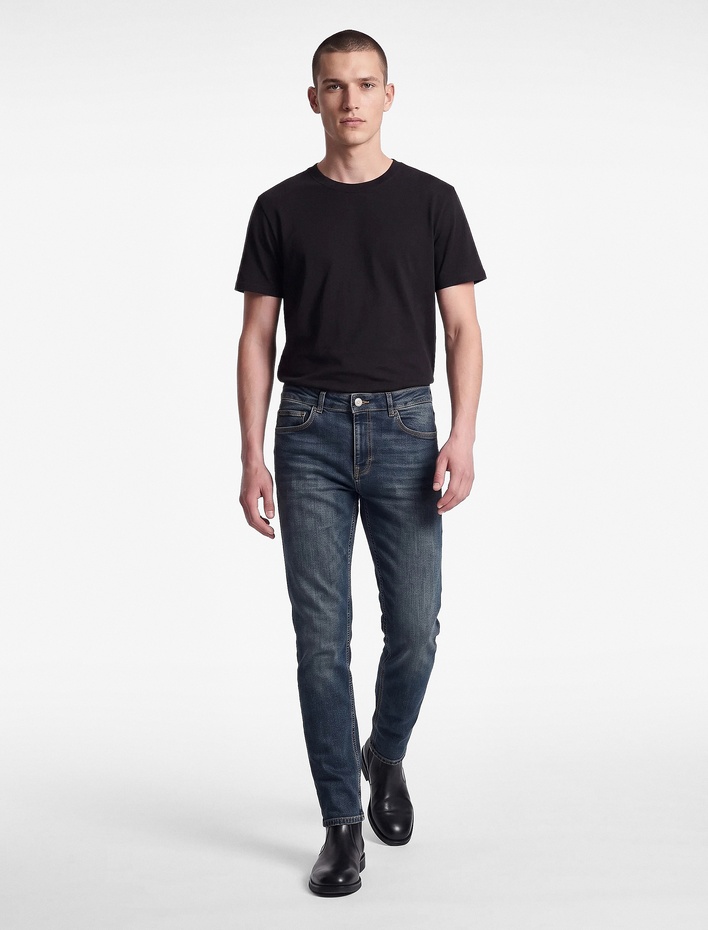  Normal Bel Pamuklu Cepli Slim Fit Jean Pantolon - Brad Jean