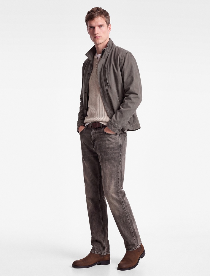  Pamuklu Normal Bel 5 Cepli Vintage Straight Fit Jean Pantolon
