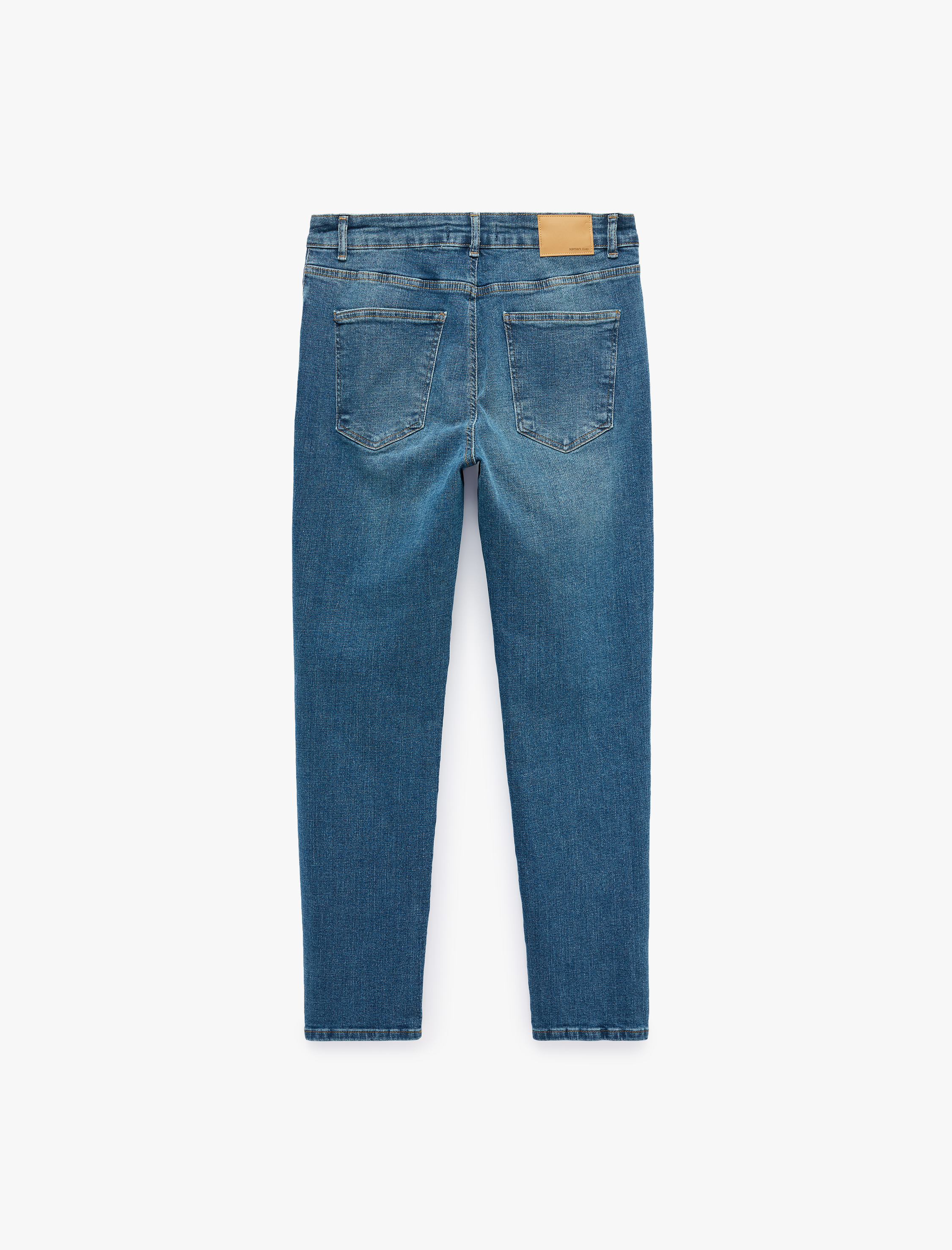  Normal Bel Pamuklu 5 Cepli Slim Fit Jean Pantolon - Brad Jean