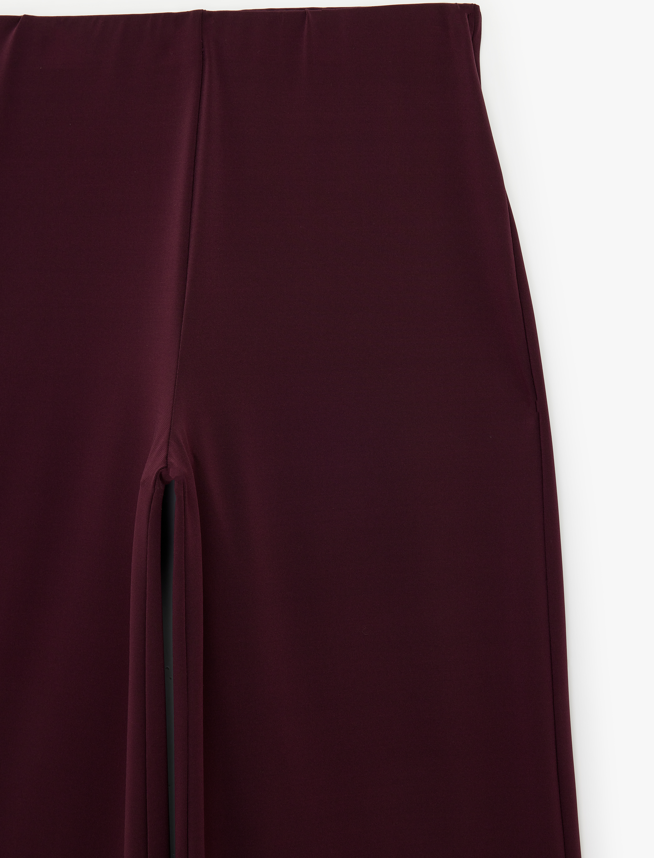   Beli Lastikli Uzun Geniş Paça Pantolon