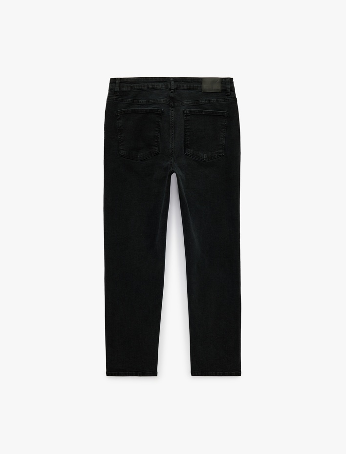  Normal Bel Cepli Pamuklu Tapered Fit Jean Pantolon - Joe Jean