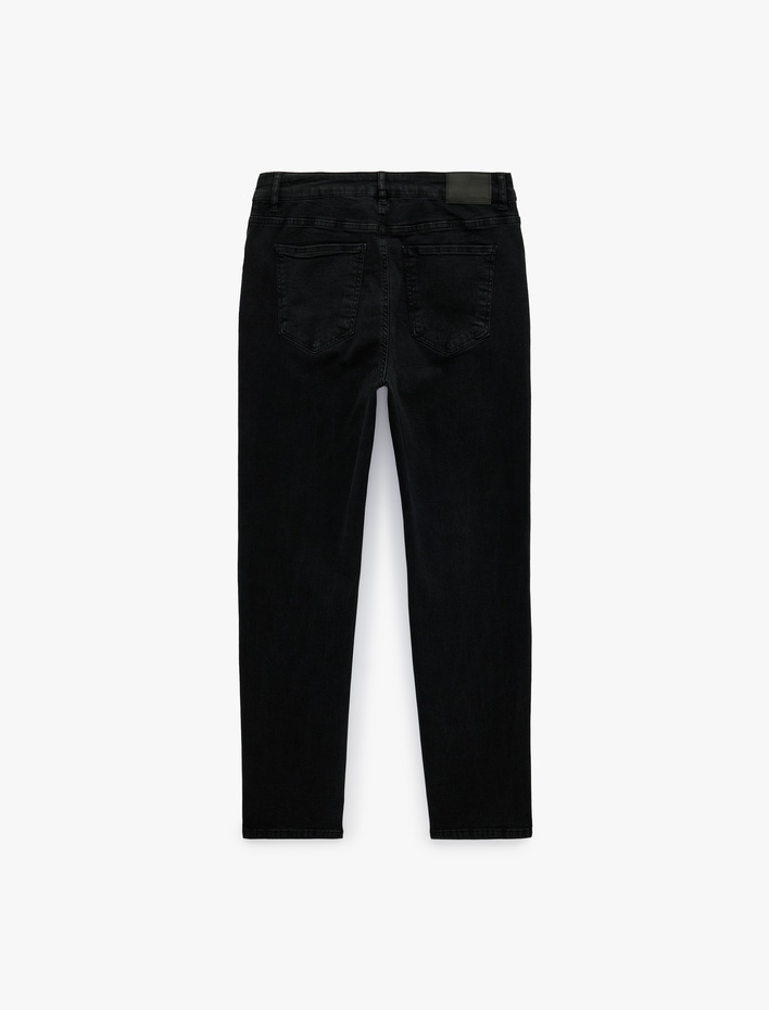  Normal Bel Beş Cepli Pamuklu Slim Fit Jean Pantolon - Brad Jean