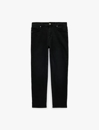 Normal Bel Cepli Pamuklu Tapered Fit Jean Pantolon - Joe Jean