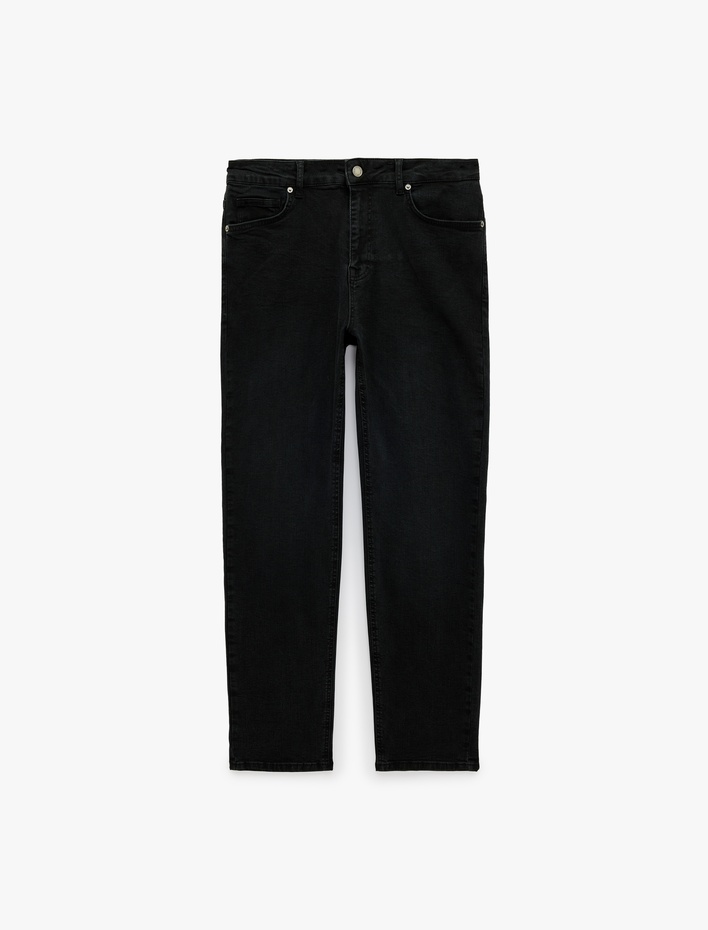  Normal Bel Cepli Pamuklu Tapered Fit Jean Pantolon - Joe Jean