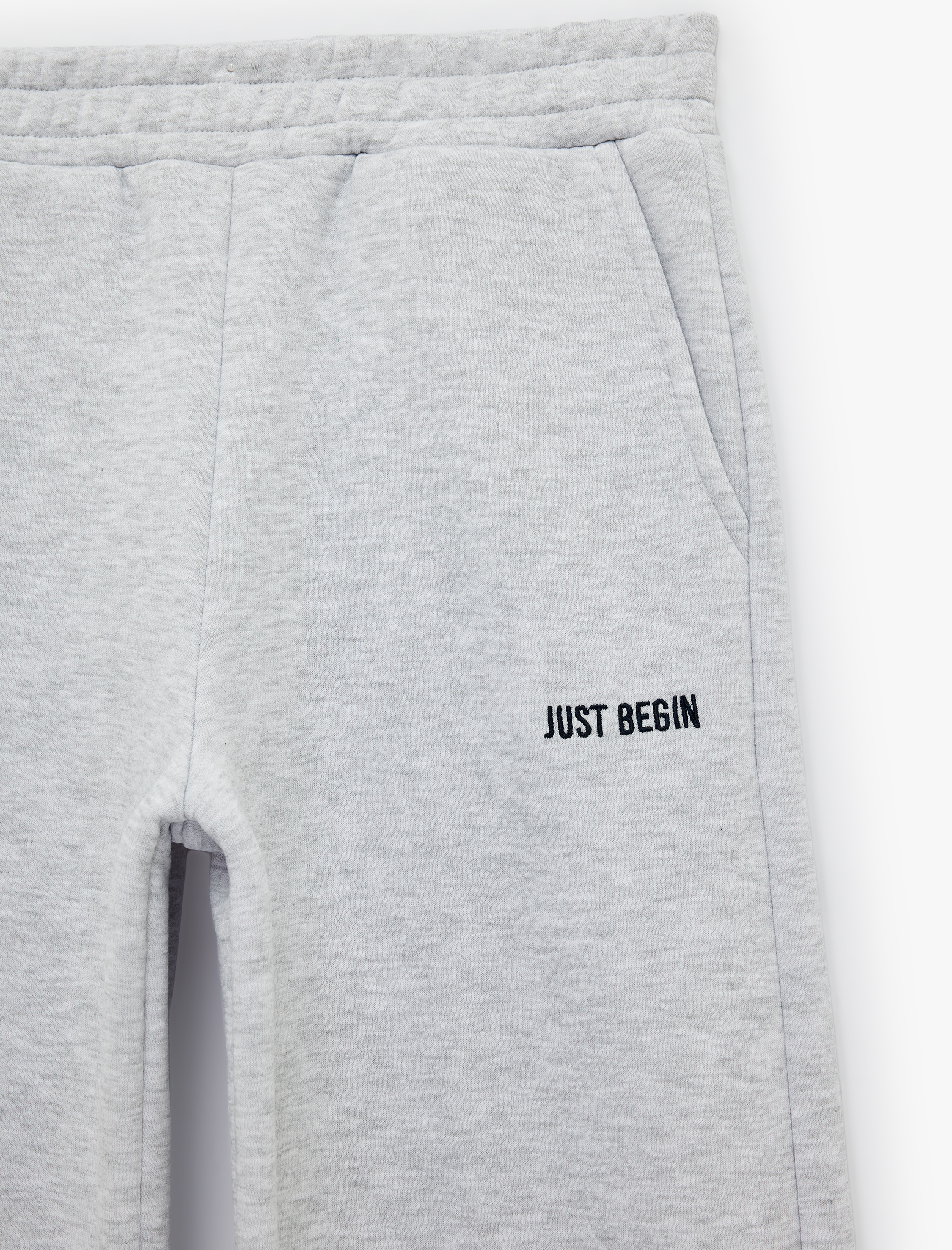   Cepli Rahat Kalıp Baskılı Beli Bağcıklı Spor Geniş Paça Eşofman Altı