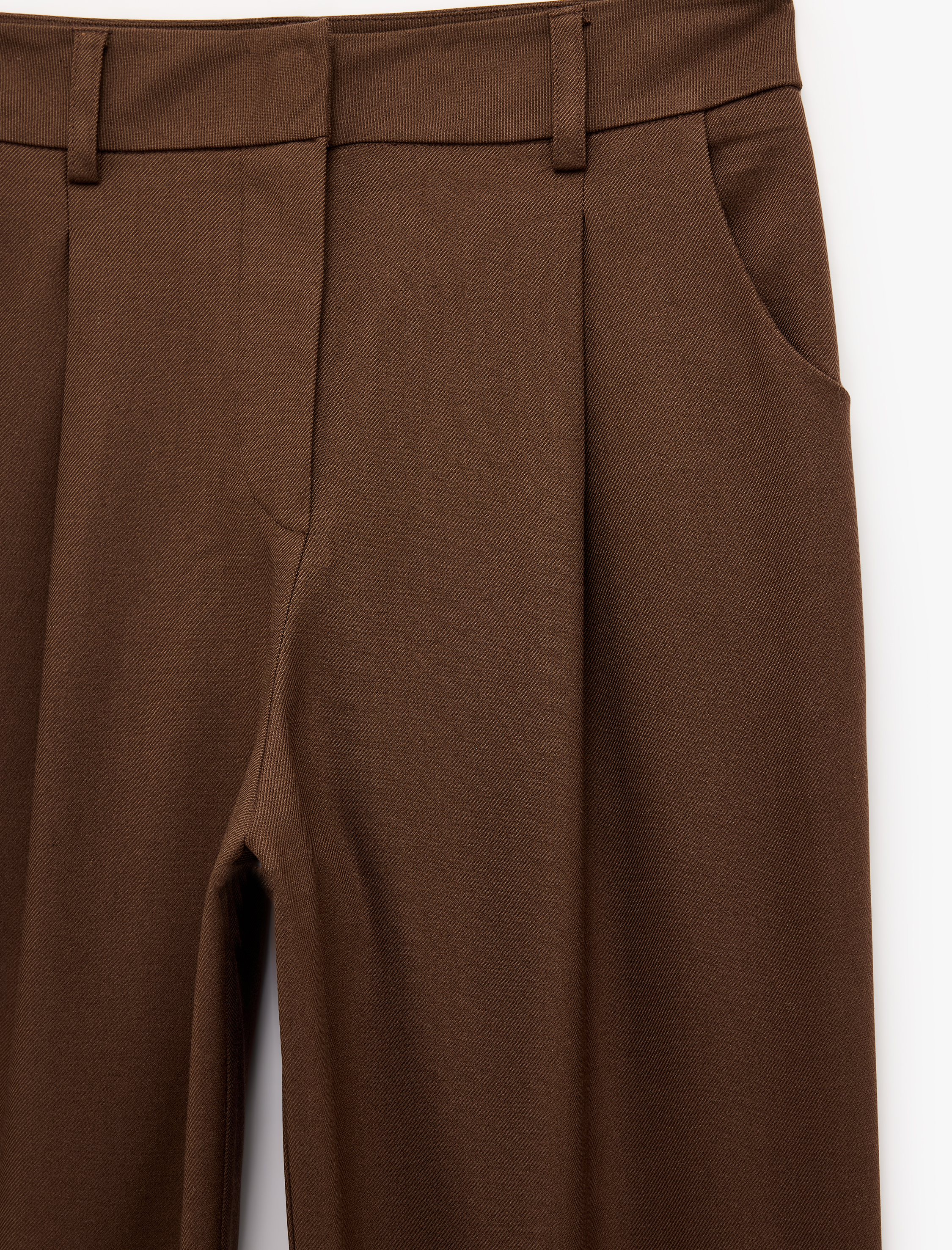   Koton X Selected by Şahika Ercümen - Cepli Havuç Kesim Pileli Kumaş Pantolon