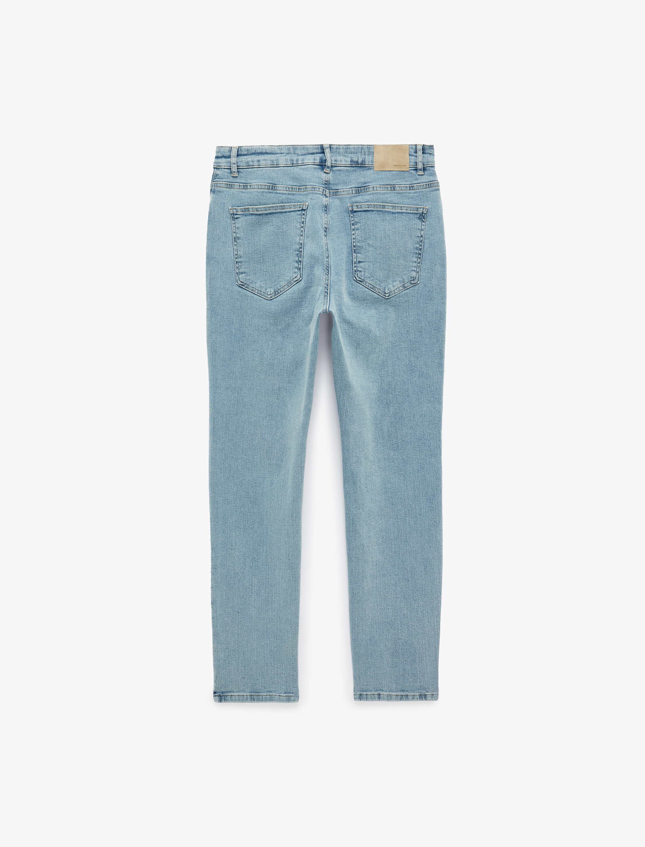   Pamuklu Normal Bel 5 Cepli Slim Fit Jean Pantolon - Brad Jean