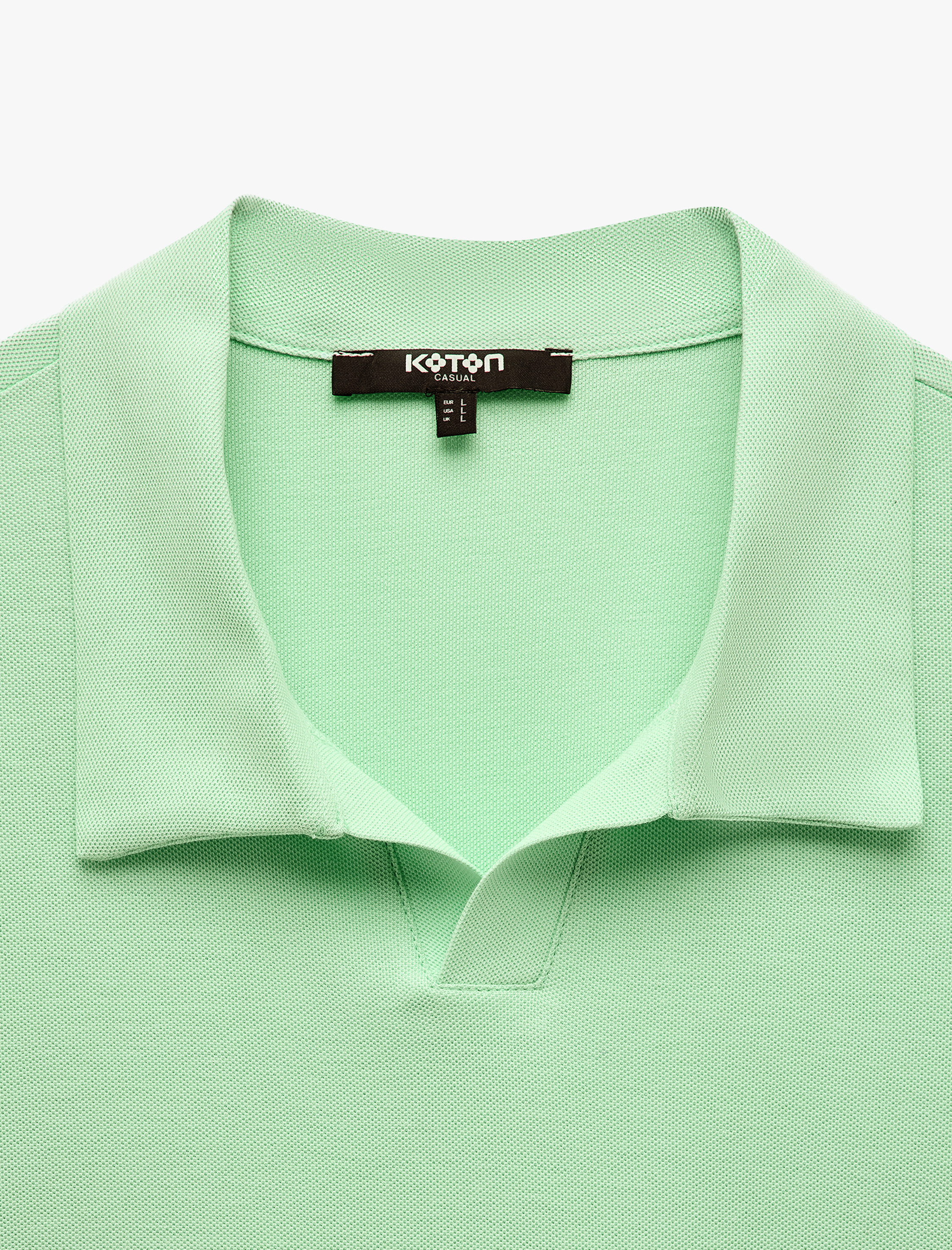   Pamuklu Pike Kumaş Regular Fit Kısa Kollu Polo Yaka Tişört