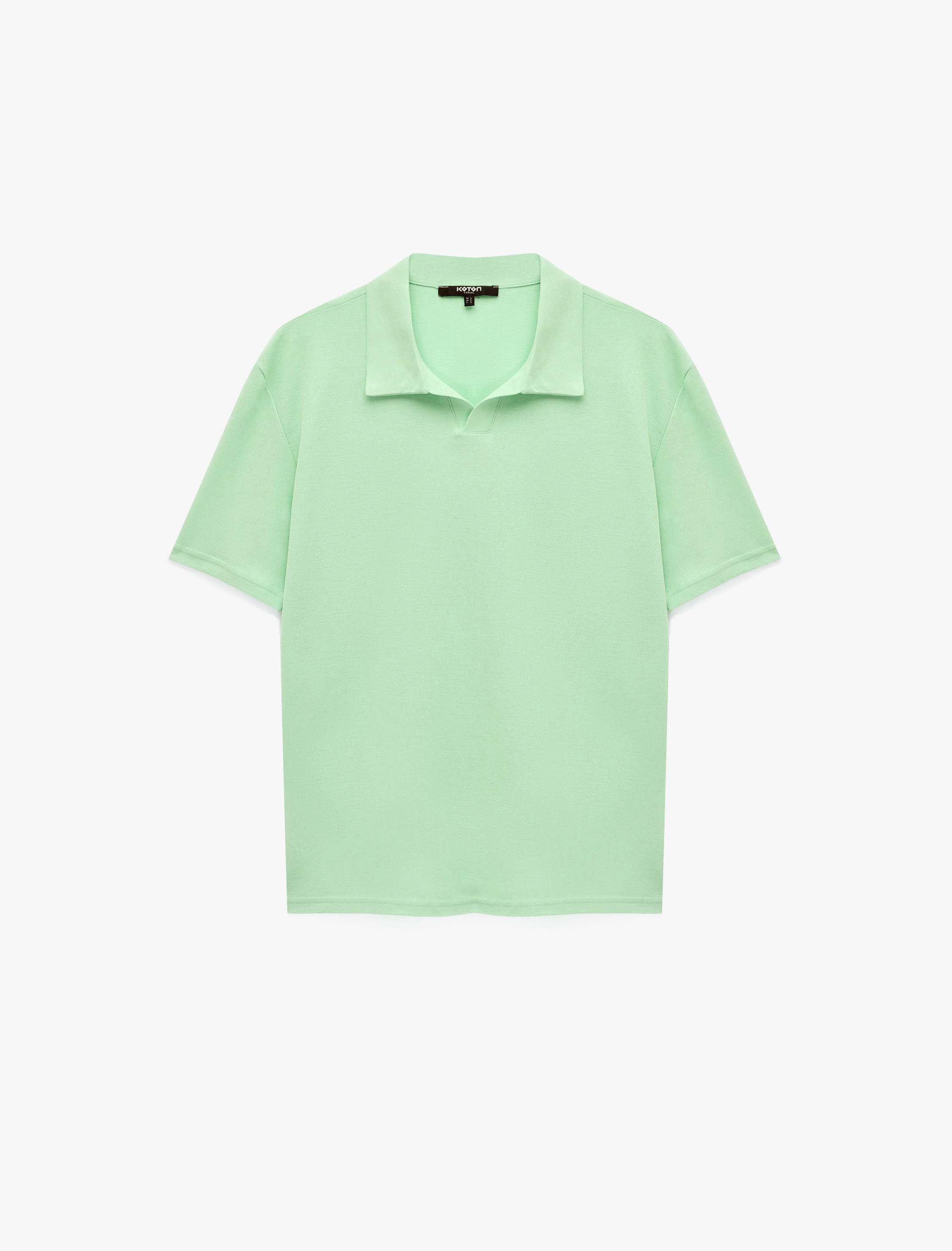   Pamuklu Pike Kumaş Regular Fit Kısa Kollu Polo Yaka Tişört